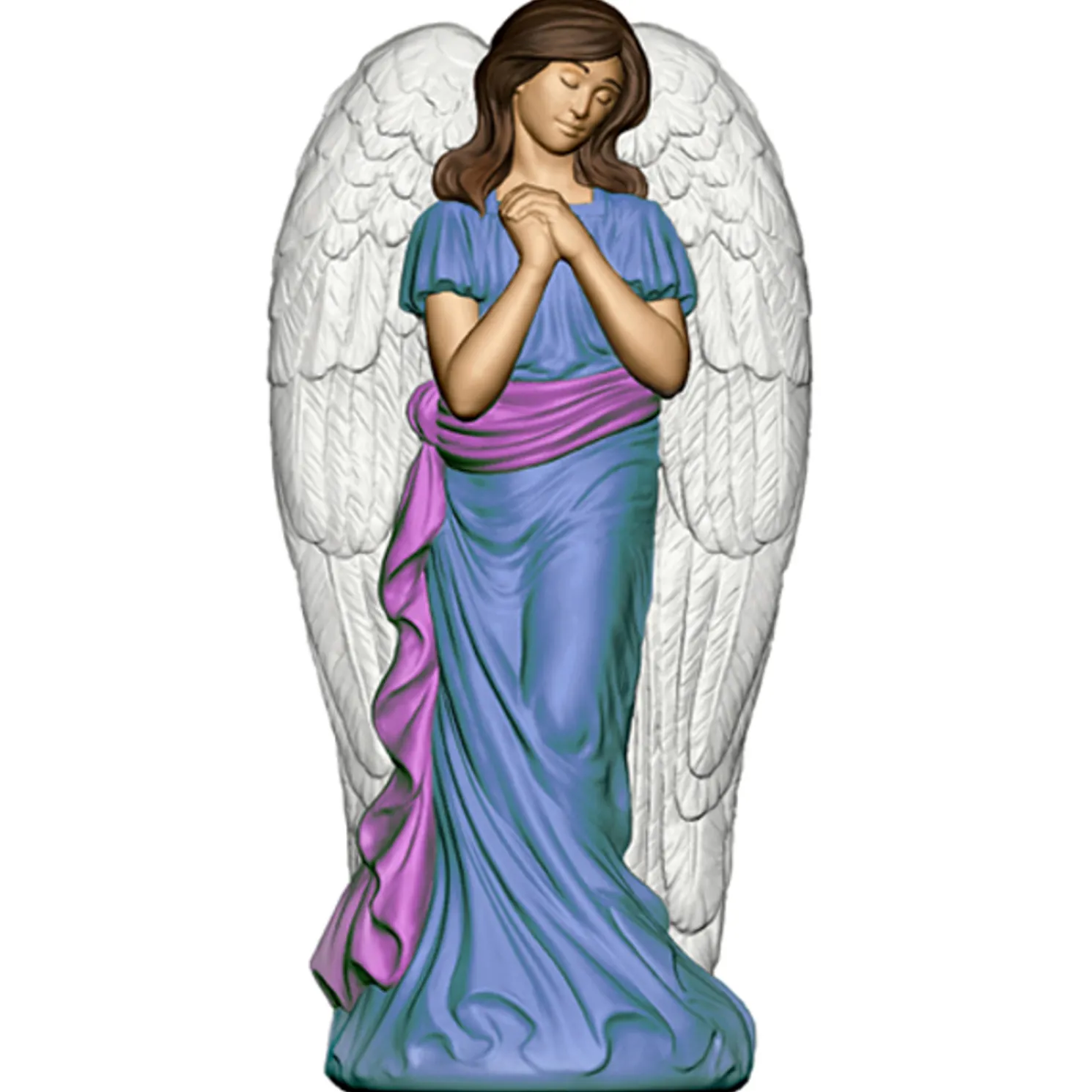 31" Angel with Wings Christmas Blow Mold Decoration C3665