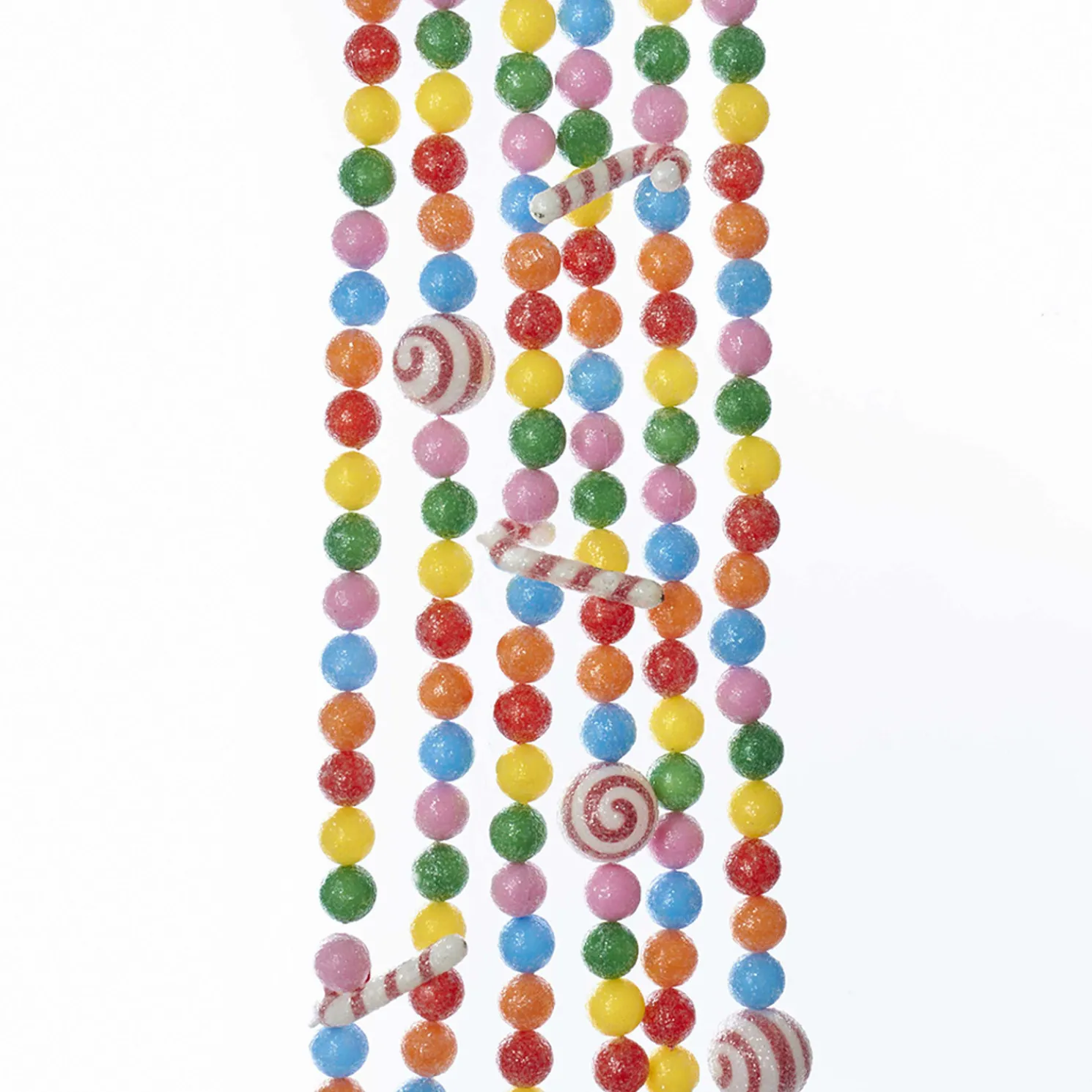 6' Candy Cane Gumball Christmas Tree Garland H2047