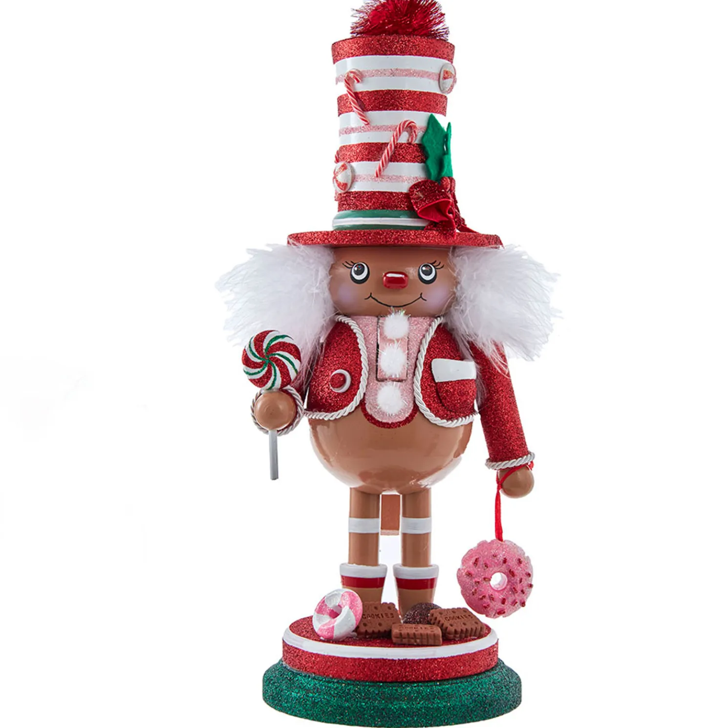 14" Hollywood Nutcrackers Gingerbread Boy Christmas Nutcracker HA0620