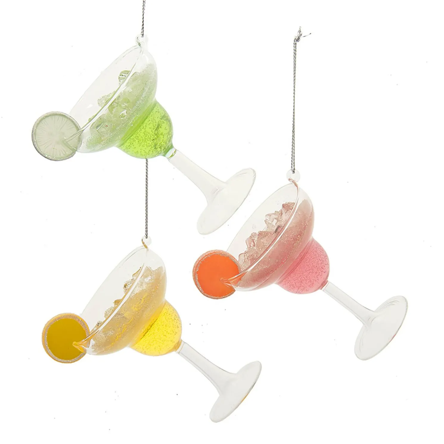 4.75" Margarita Cocktail Glass Christmas Ornament T3016