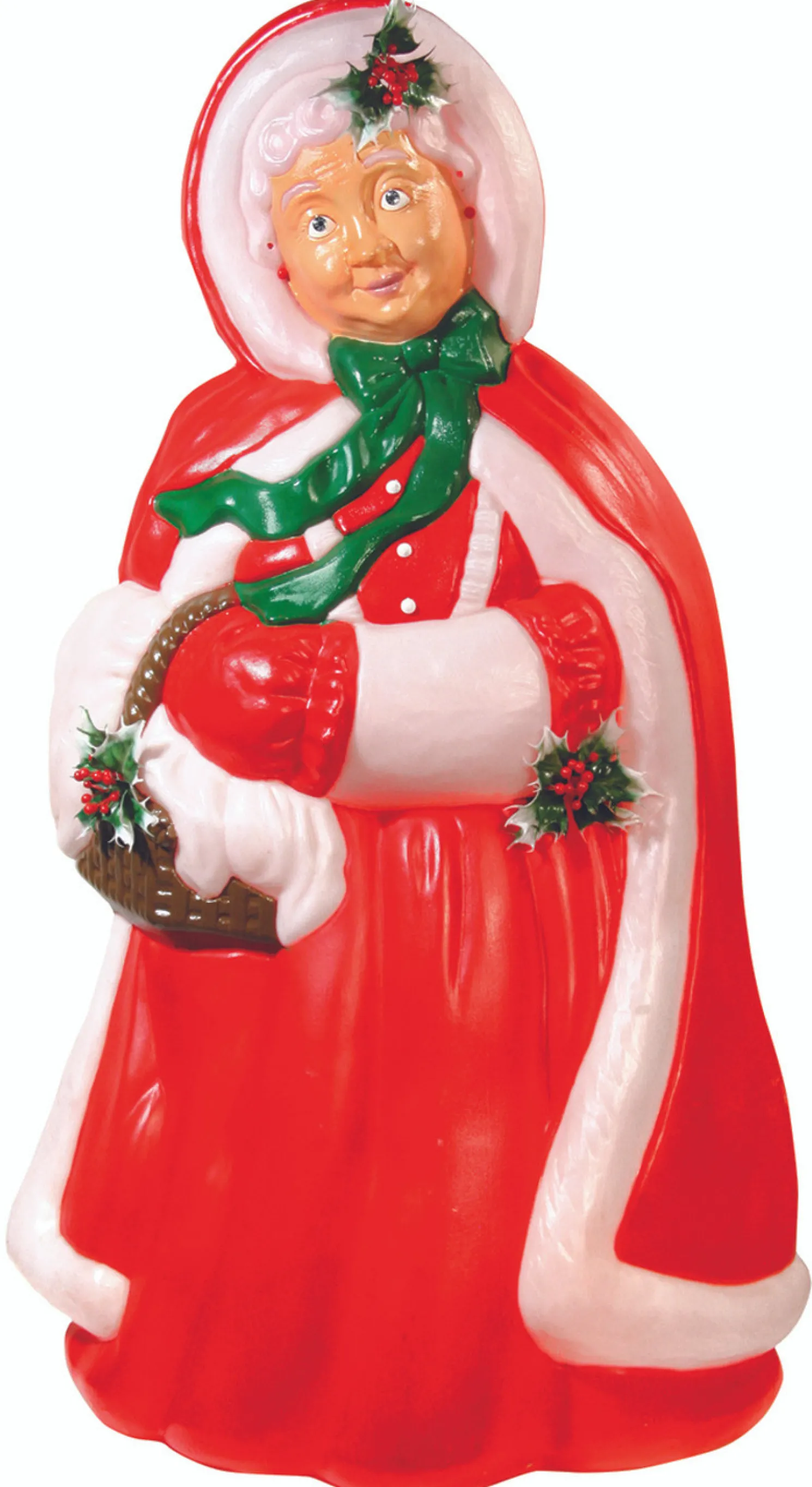 43" Mrs Claus Lighted Christmas Blow Mold Decoration C61720