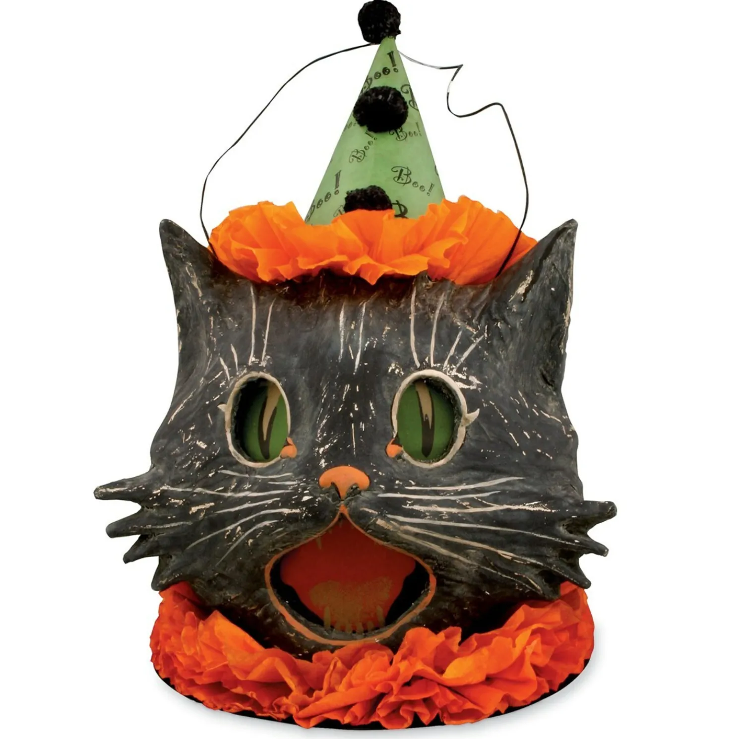 Bethany Lowe 10" Sassy Cat Candy Container Halloween Decoration TJ8284