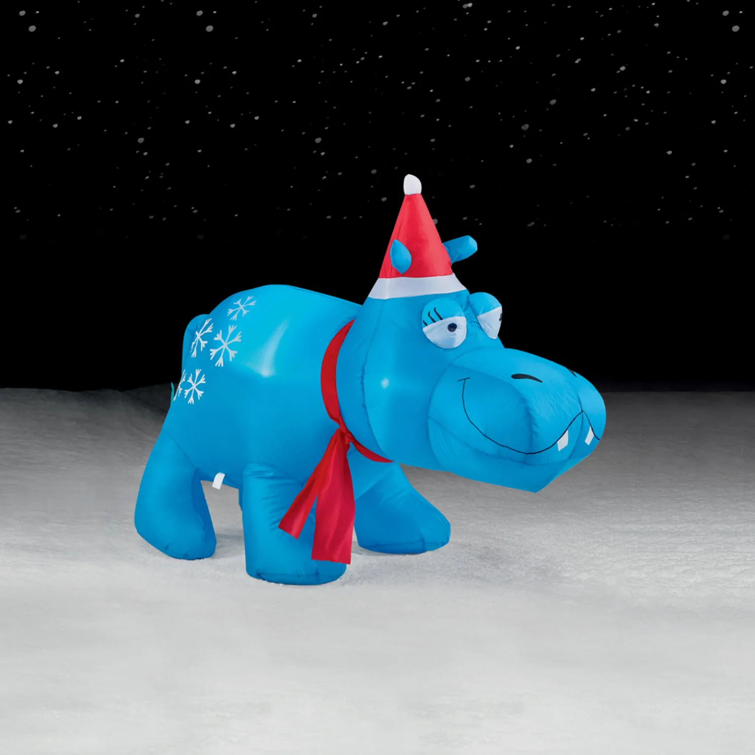 Brite Star 3.5' Christmas Hippopotamus Indoor Outdoor Decoration 49-107-00