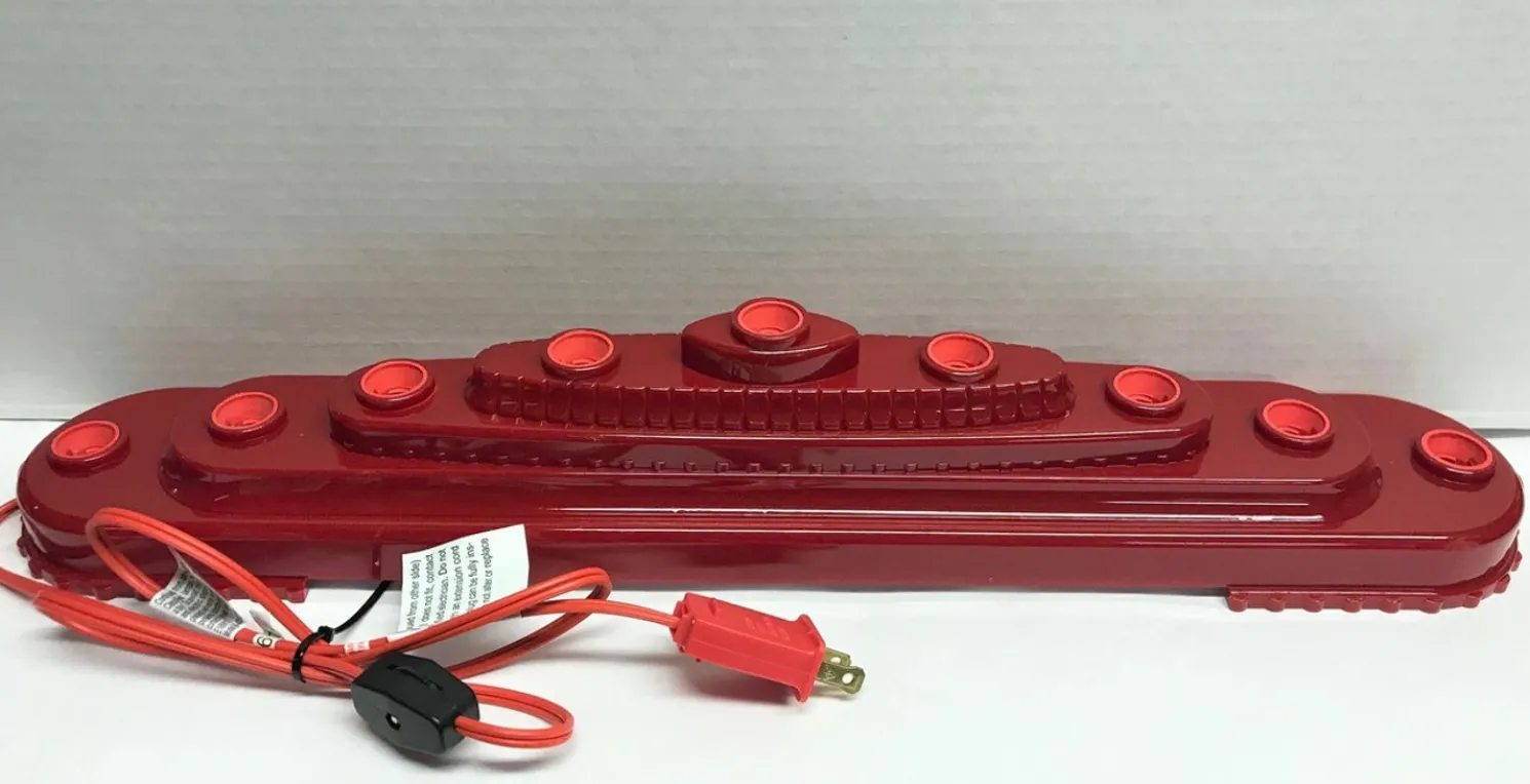 Christopher Radko Shiny Brite Candolier Red BASE