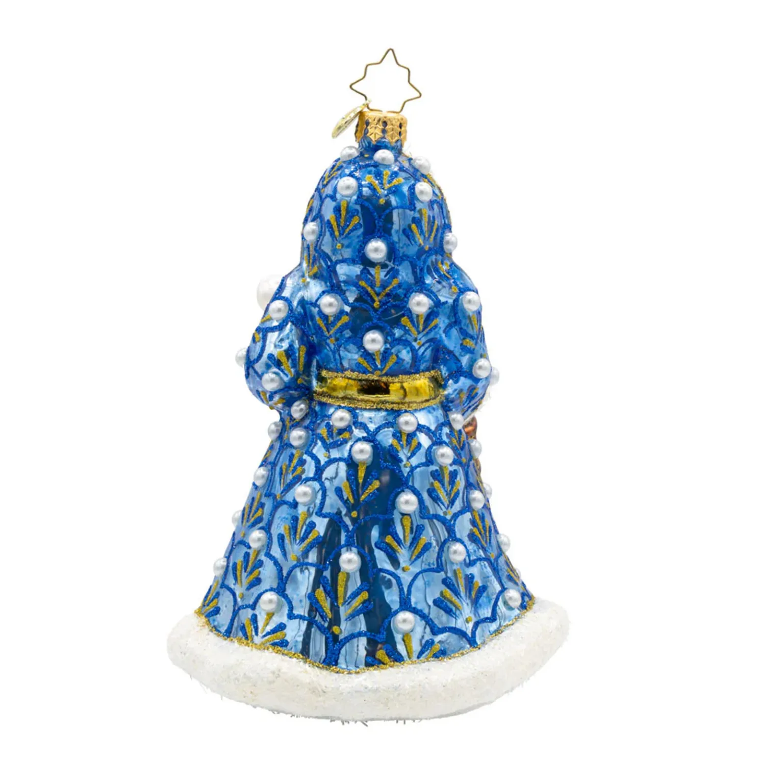 Christopher Radko Gilded Grandeur Santa Glass Christmas Ornament 1022314