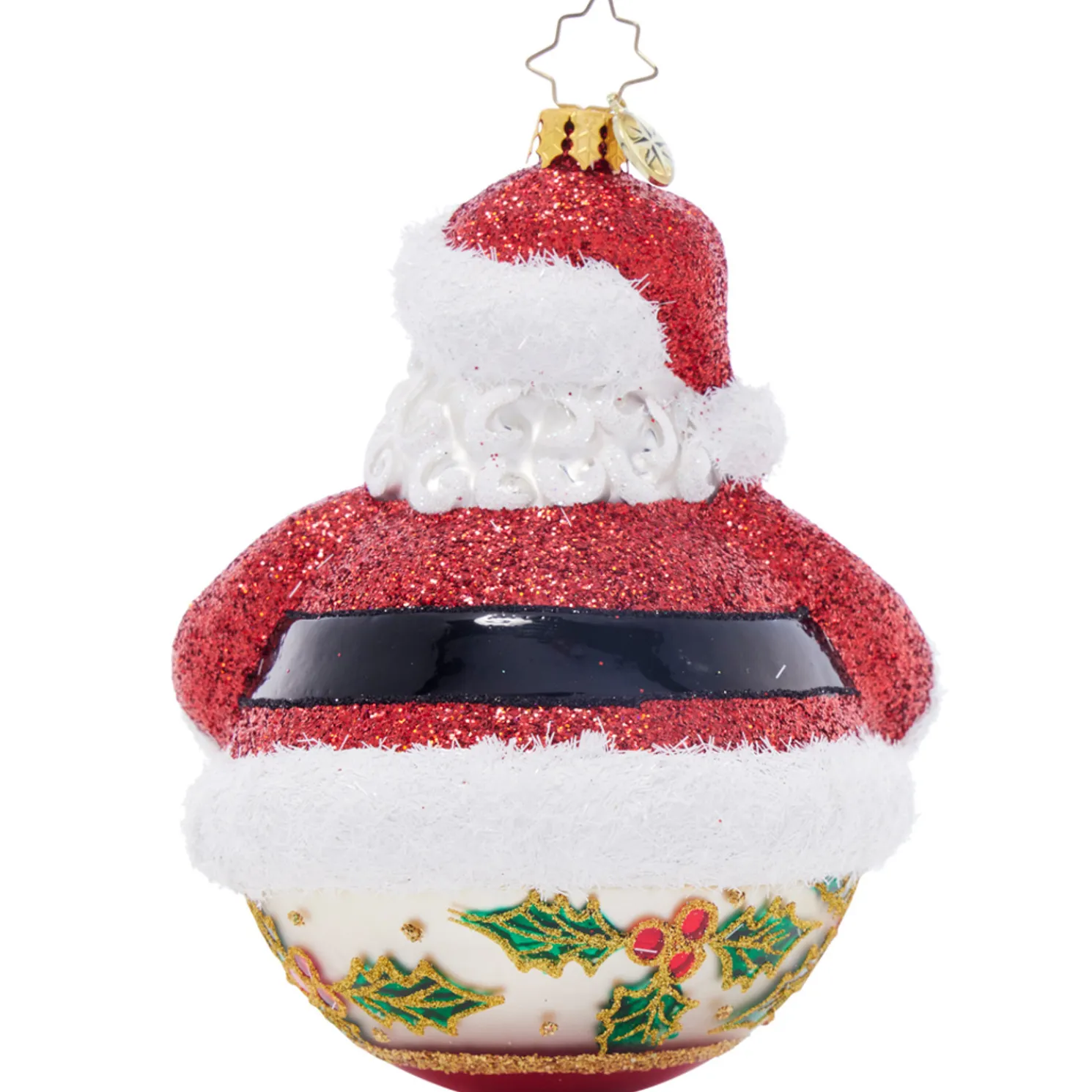 Christopher Radko Jolly Holly Claus Glass Christmas Ornament 1021893