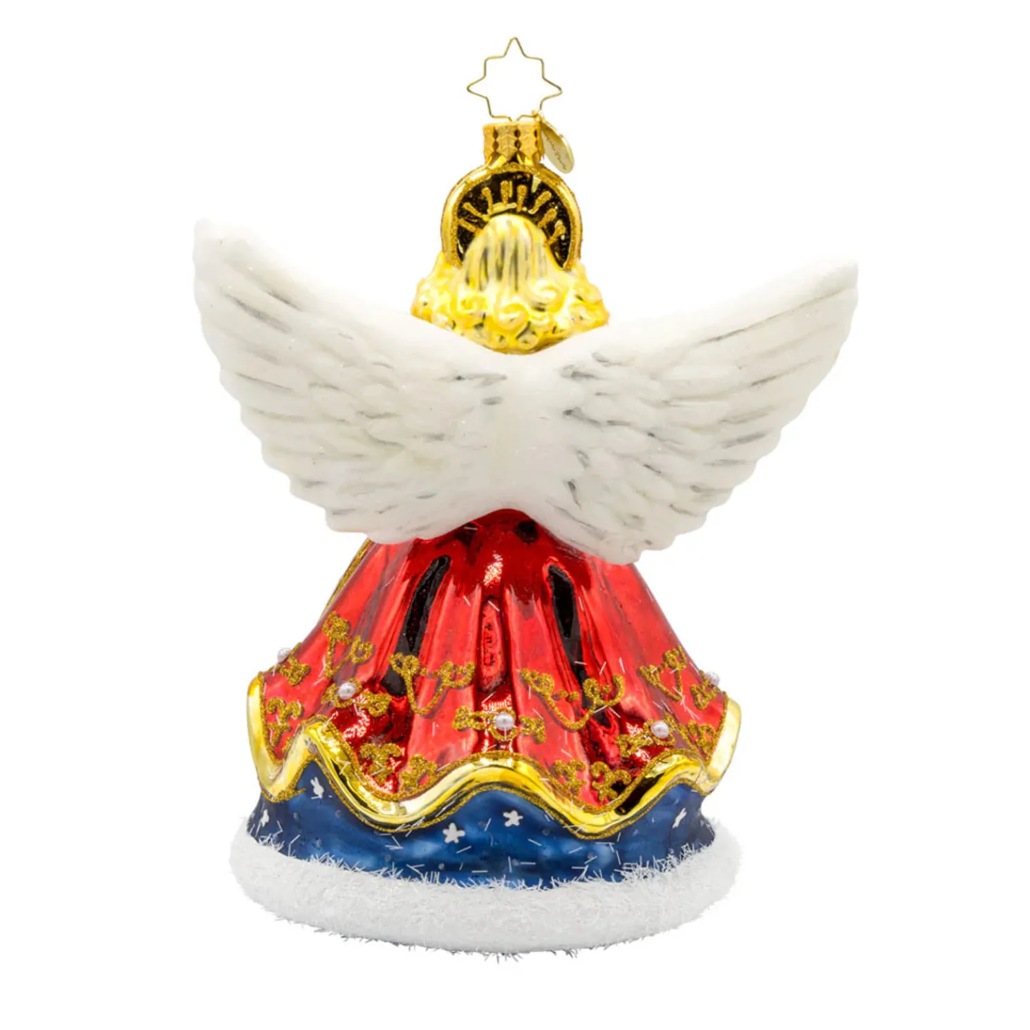 Christopher Radko Nativity Guardian Angel Glass Christmas Ornament 1022197