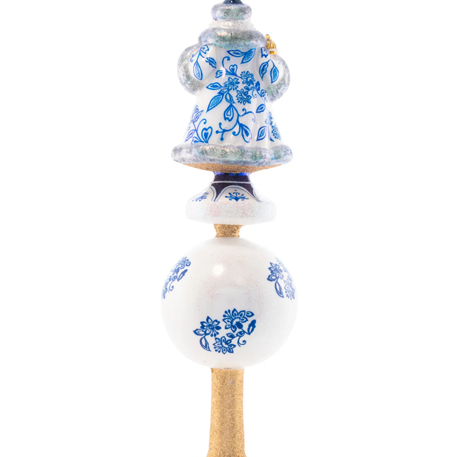 Christopher Radko Chinoiserie Elegance Santa Finial Christmas Tree Topper 1021534