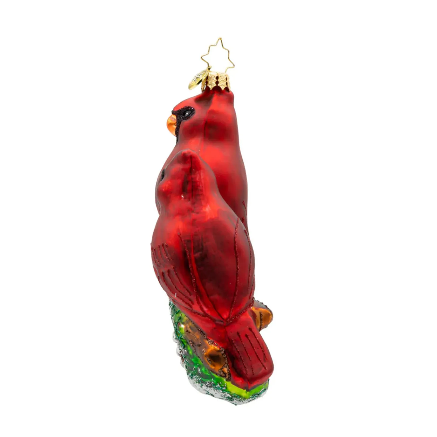 Christopher Radko Cardinal Garden Greetings Glass Christmas Ornament 1022275