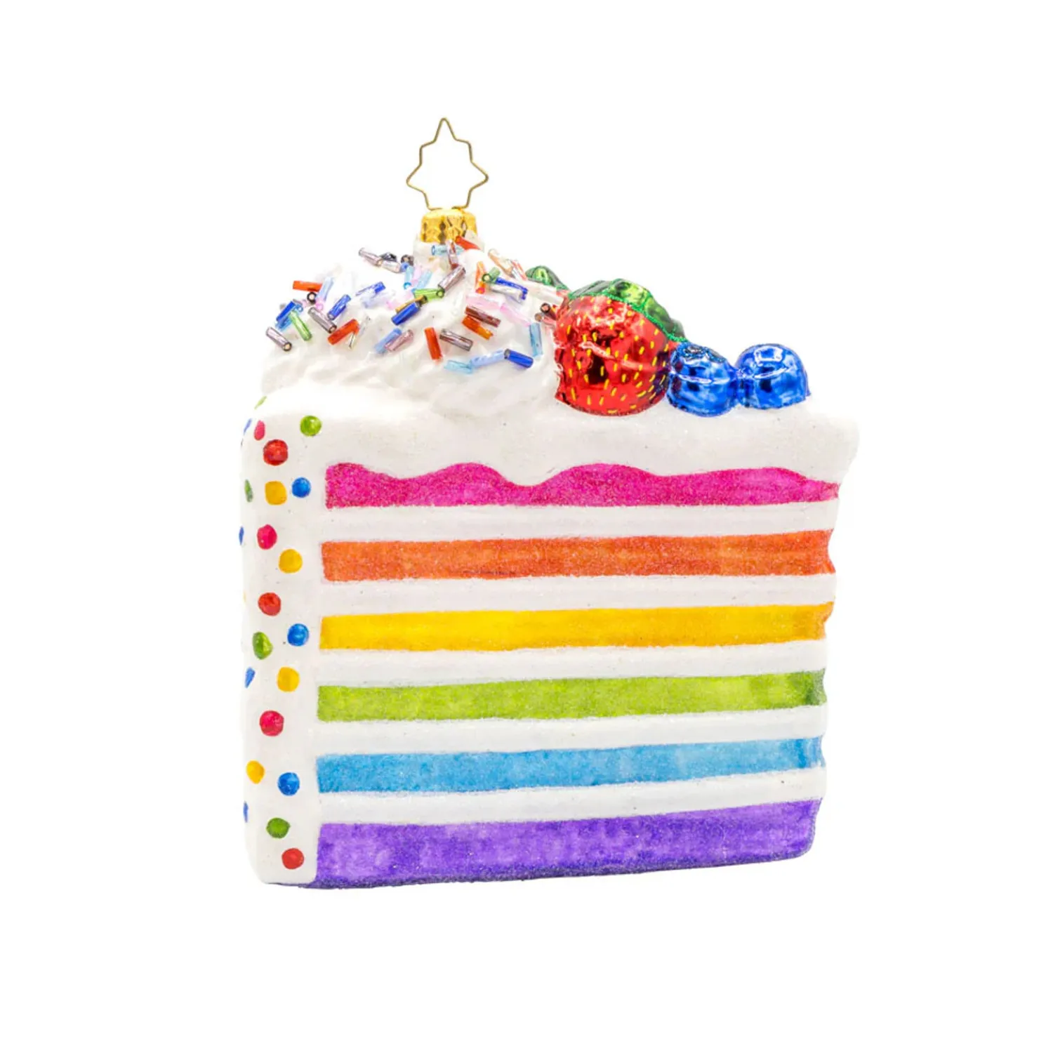 Christopher Radko A Slice of Joy Glass Christmas Ornament 1022311