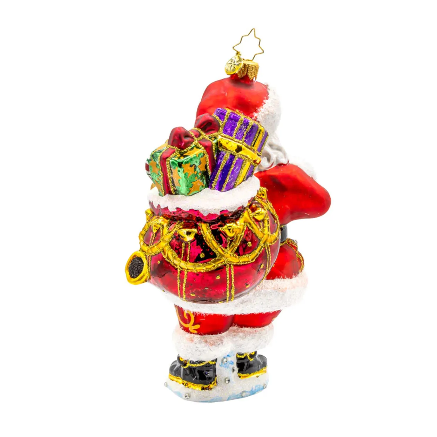 Christopher Radko A Claus To Celebrate Glass Christmas Ornament 1022461
