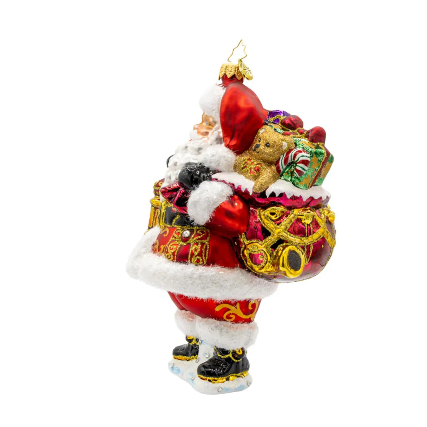 Christopher Radko A Claus To Celebrate Glass Christmas Ornament 1022461