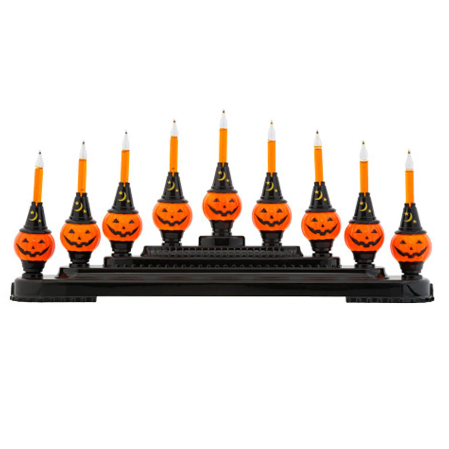 Christopher Radko Shiny Brite Halloween Bubble Bright Pumpkin Light Candolier 4027908