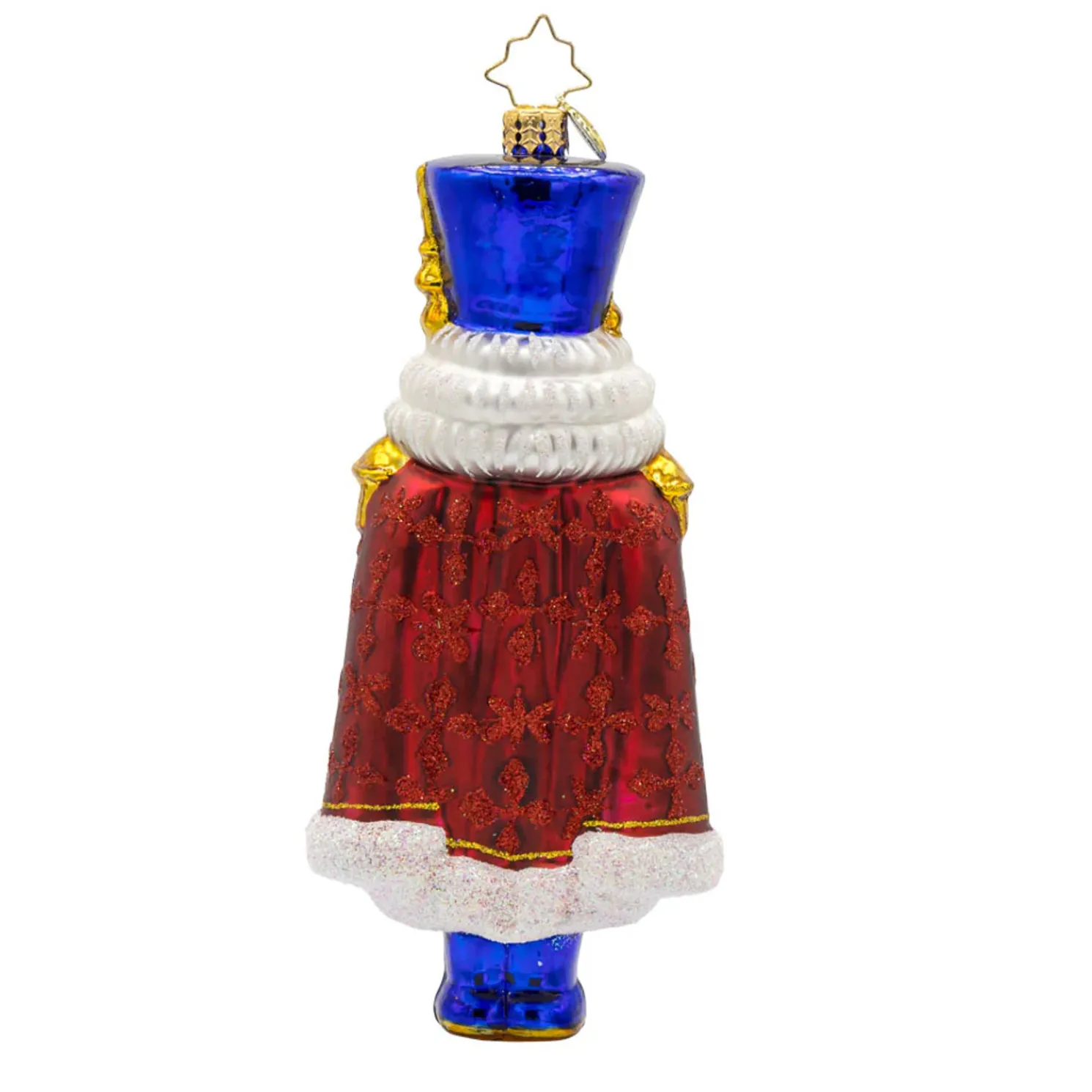 Christopher Radko Long Coat Nutcracker Glass Christmas Ornament 1022102