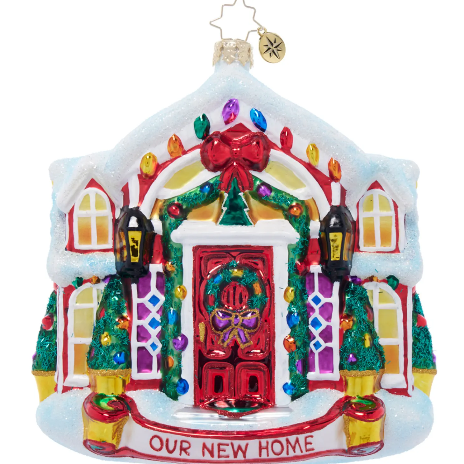 Christopher Radko A New Holiday Home Glass Christmas Ornament 1022055