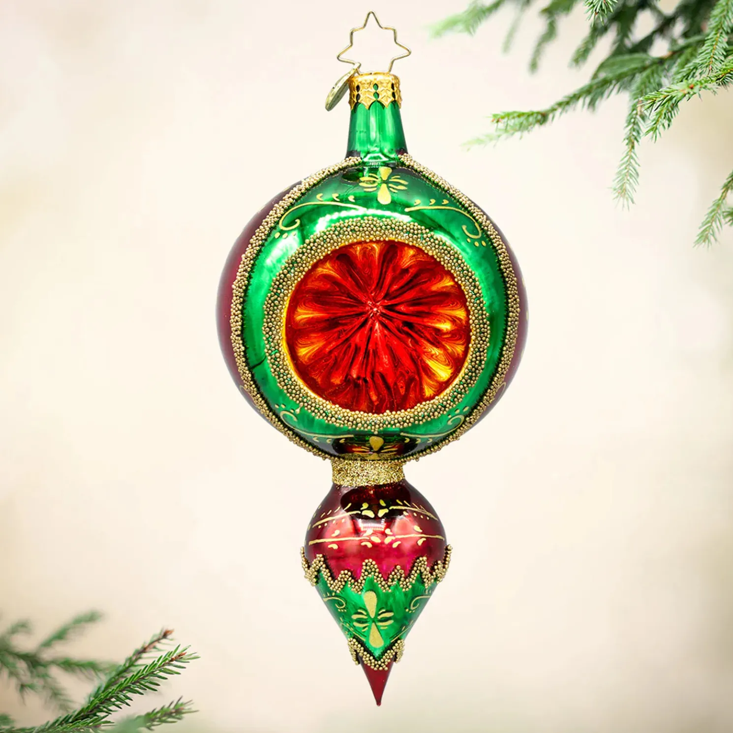 Christopher Radko Fantasia Fantasy Glass Christmas Ornament 1022126