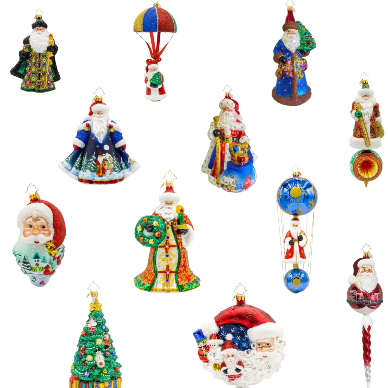 Christopher Radko 2025 Ornament of the Month 12 pc Limited Edition Full Set
