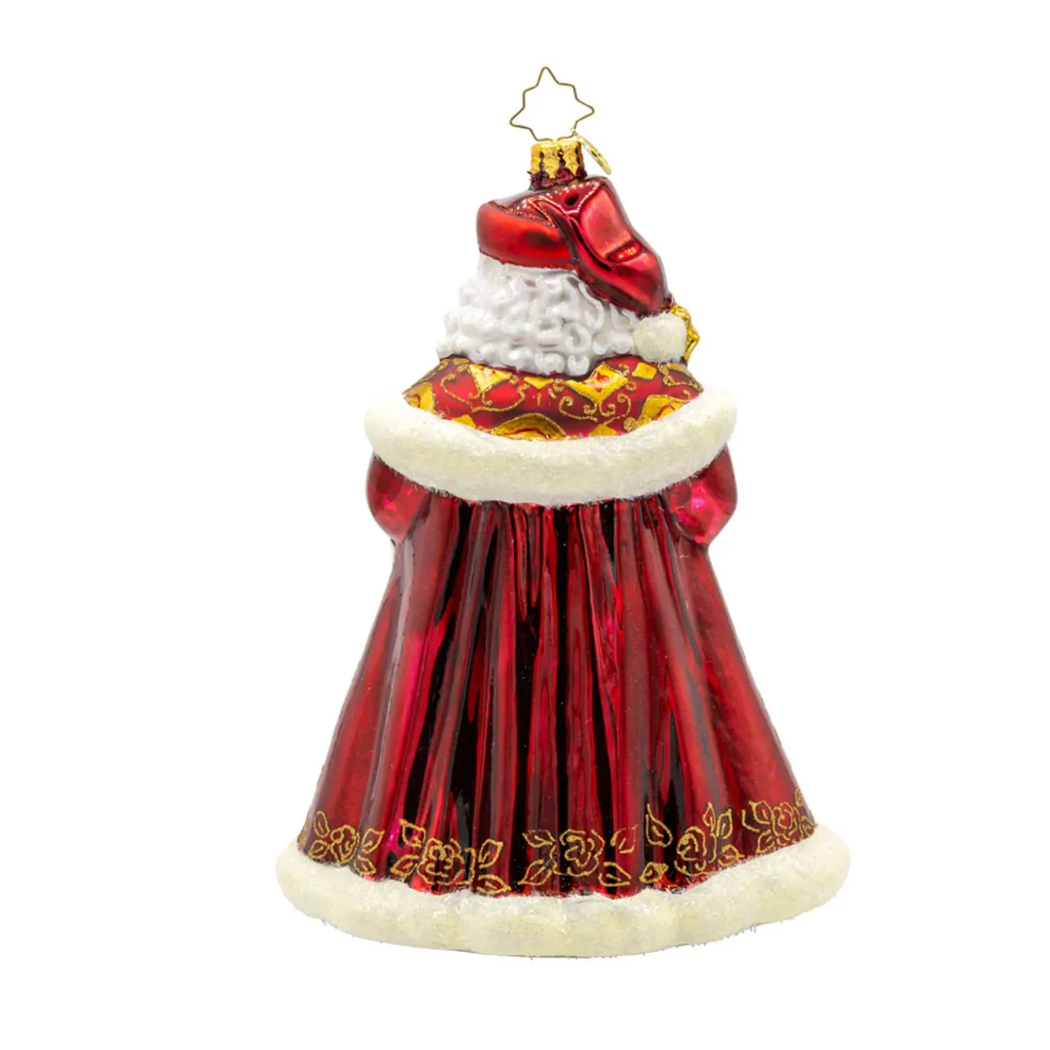 Christopher Radko 40th Anniversary Years In The Making Nick Glass Christmas Ornament 1022533