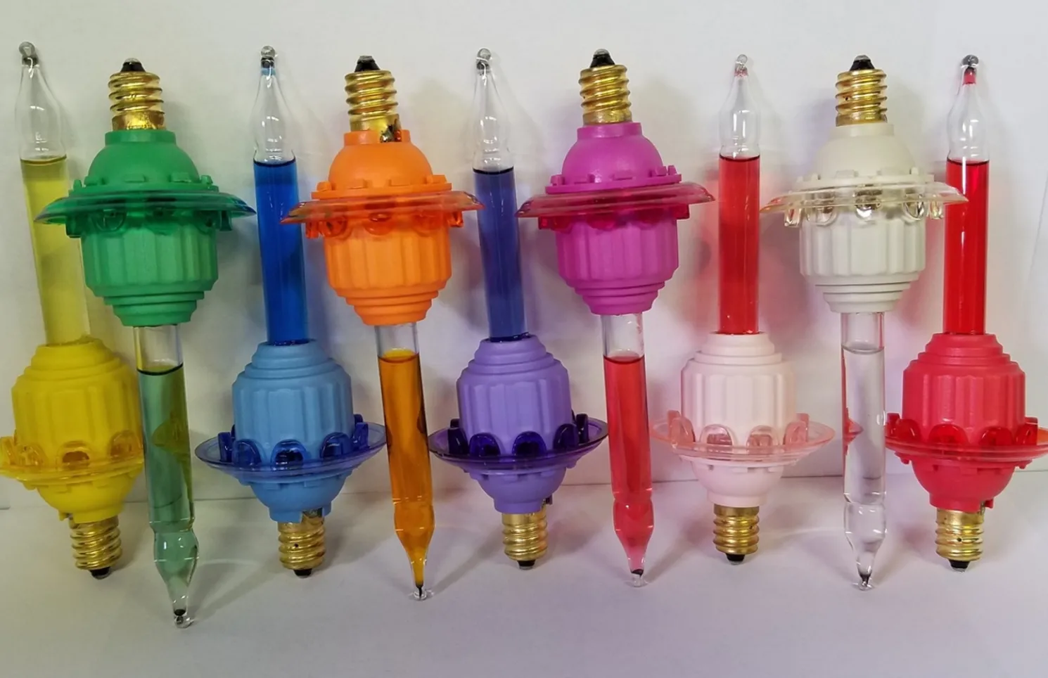 Christopher Radko Shiny Brite Bubble Light Candolier REPLACEMENT BULBS