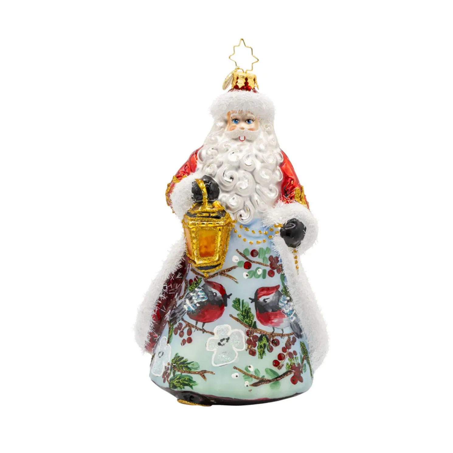 Christopher Radko Cardinal Kris Kringle Glass Christmas Ornament 1022180