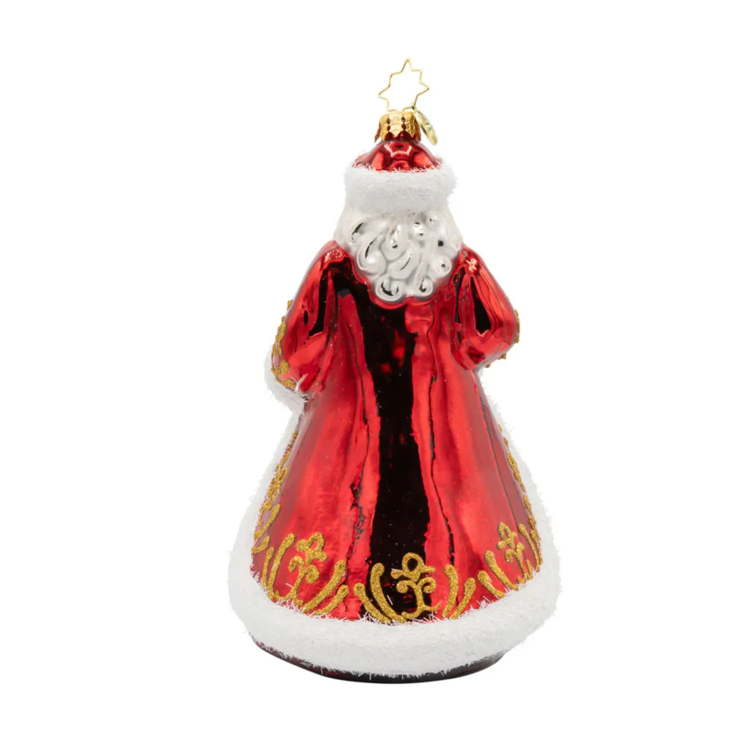 Christopher Radko Cardinal Kris Kringle Glass Christmas Ornament 1022180