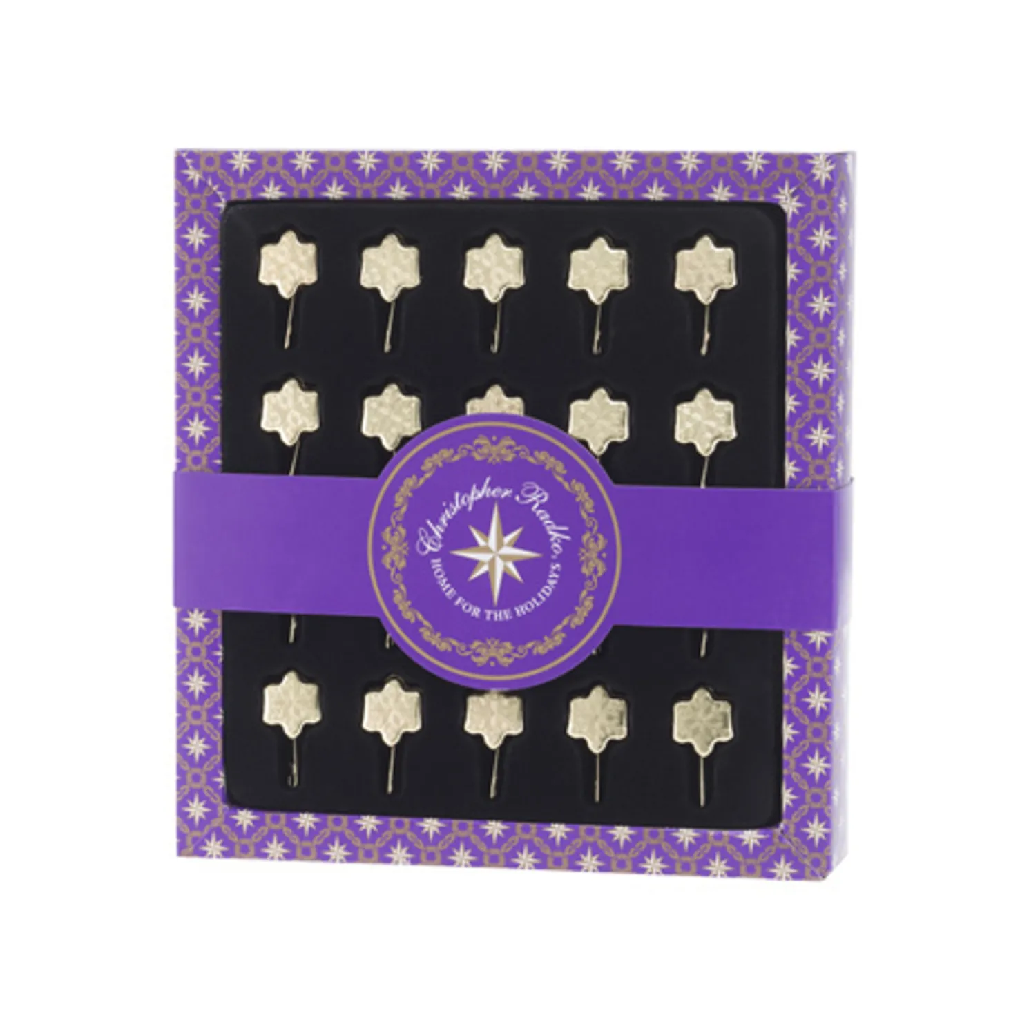 Christopher Radko Gold 20 Piece Ornament Clip Set 2011916