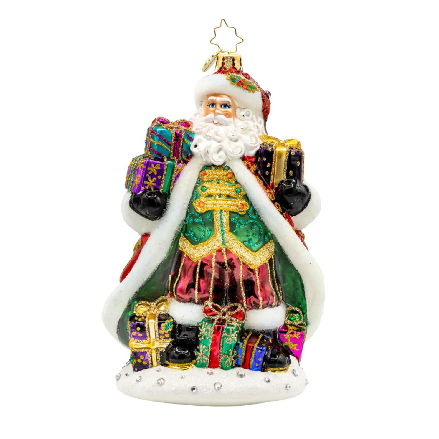 Christopher Radko A Santa For All Seasons Glass Christmas Ornament 1022185