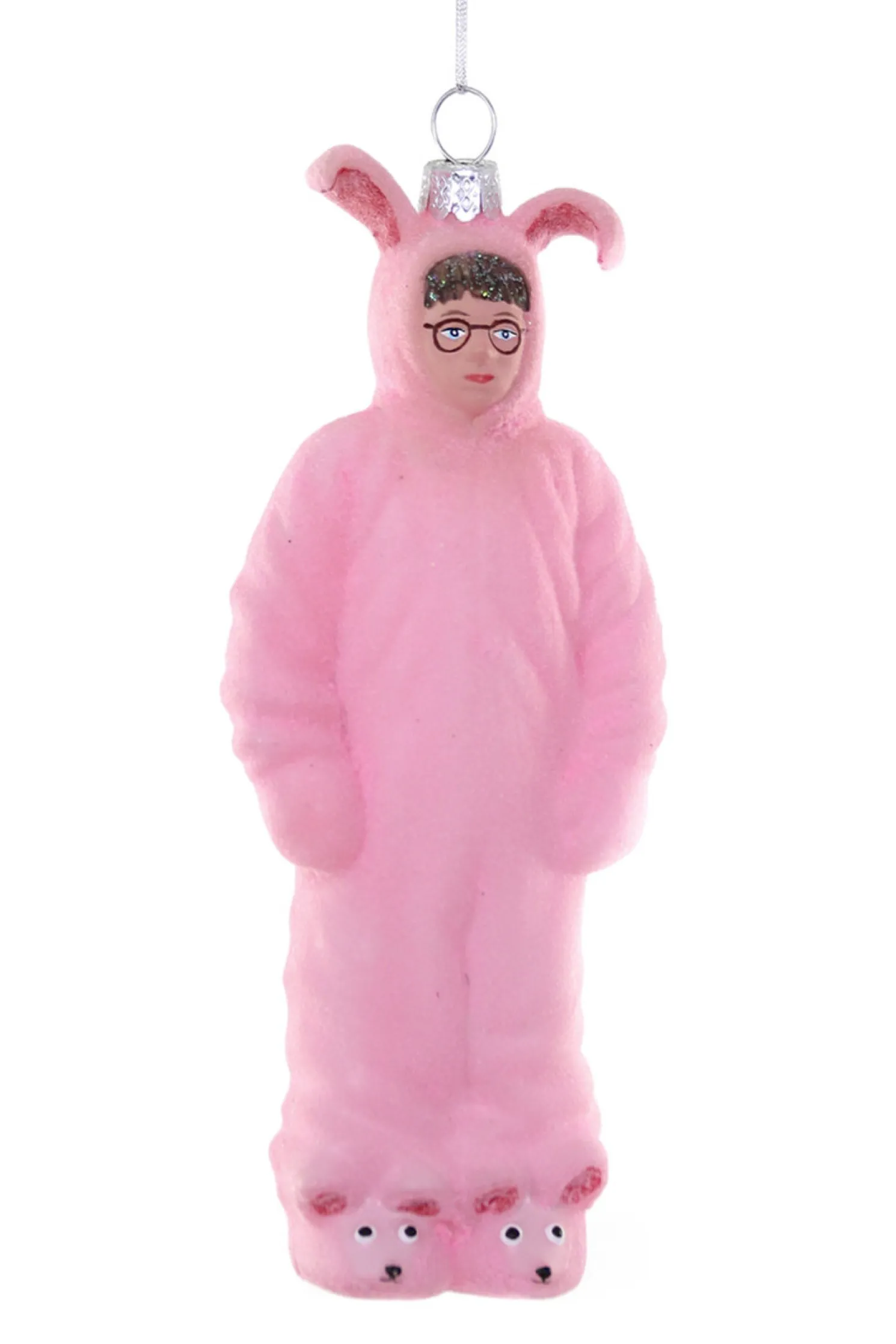 Cody Foster 6" A Christmas Story Ralphie Glass Christmas Ornament GL-279