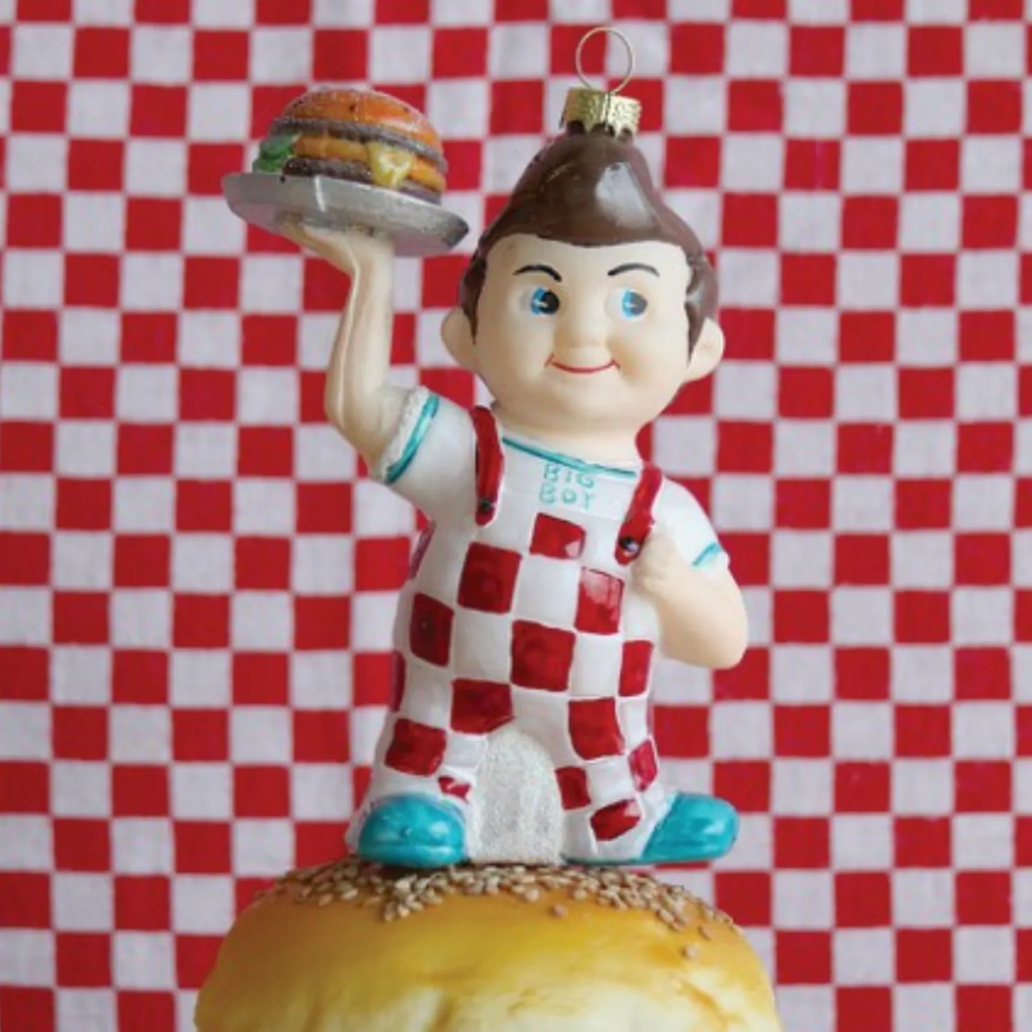 Cody Foster 5.25" Big Boy Glass Christmas Ornament GO-8335