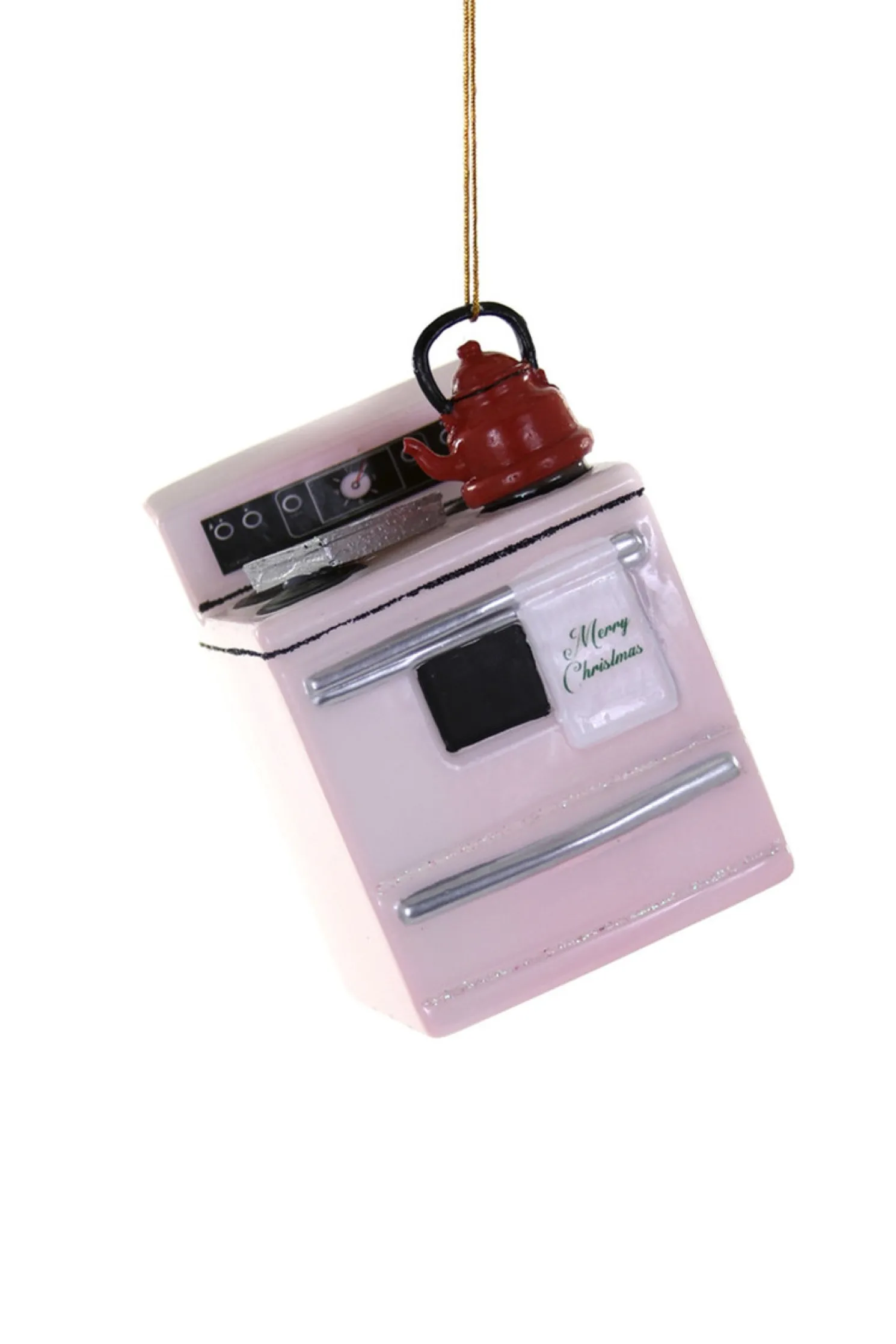 Cody Foster 3" Christmas Baking Stove Glass Christmas Ornament GL-805