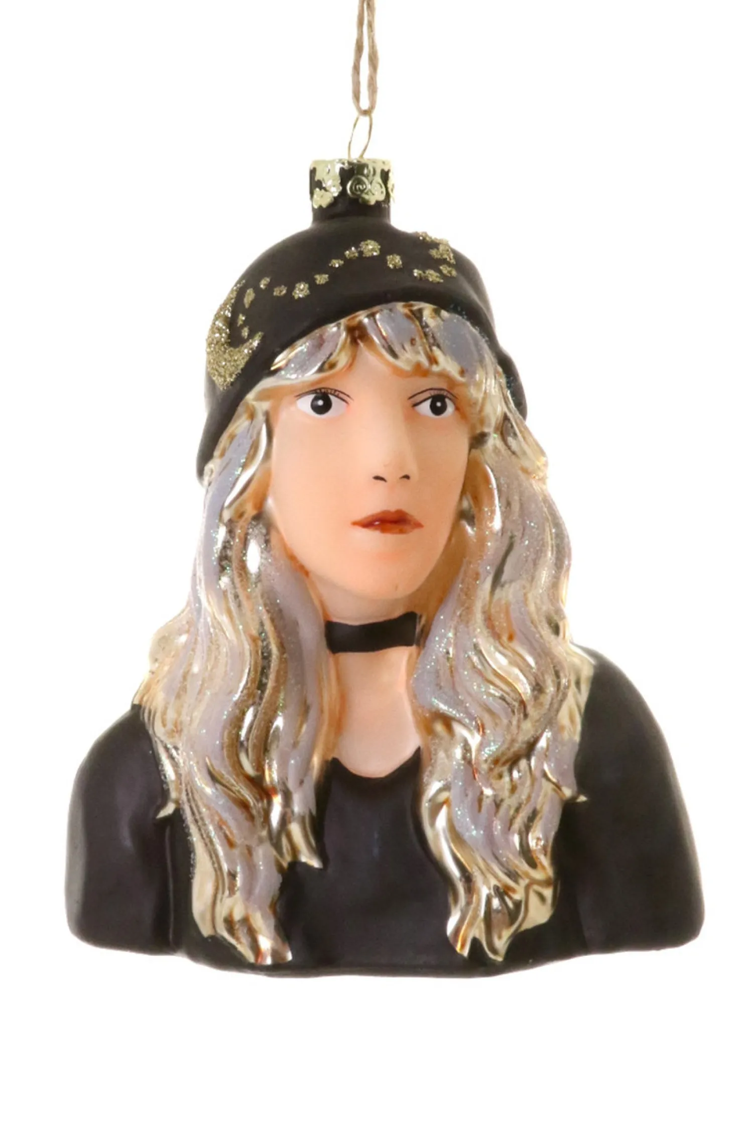 Cody Foster 5" Stevie Nicks Glass Christmas Ornament GO-6981