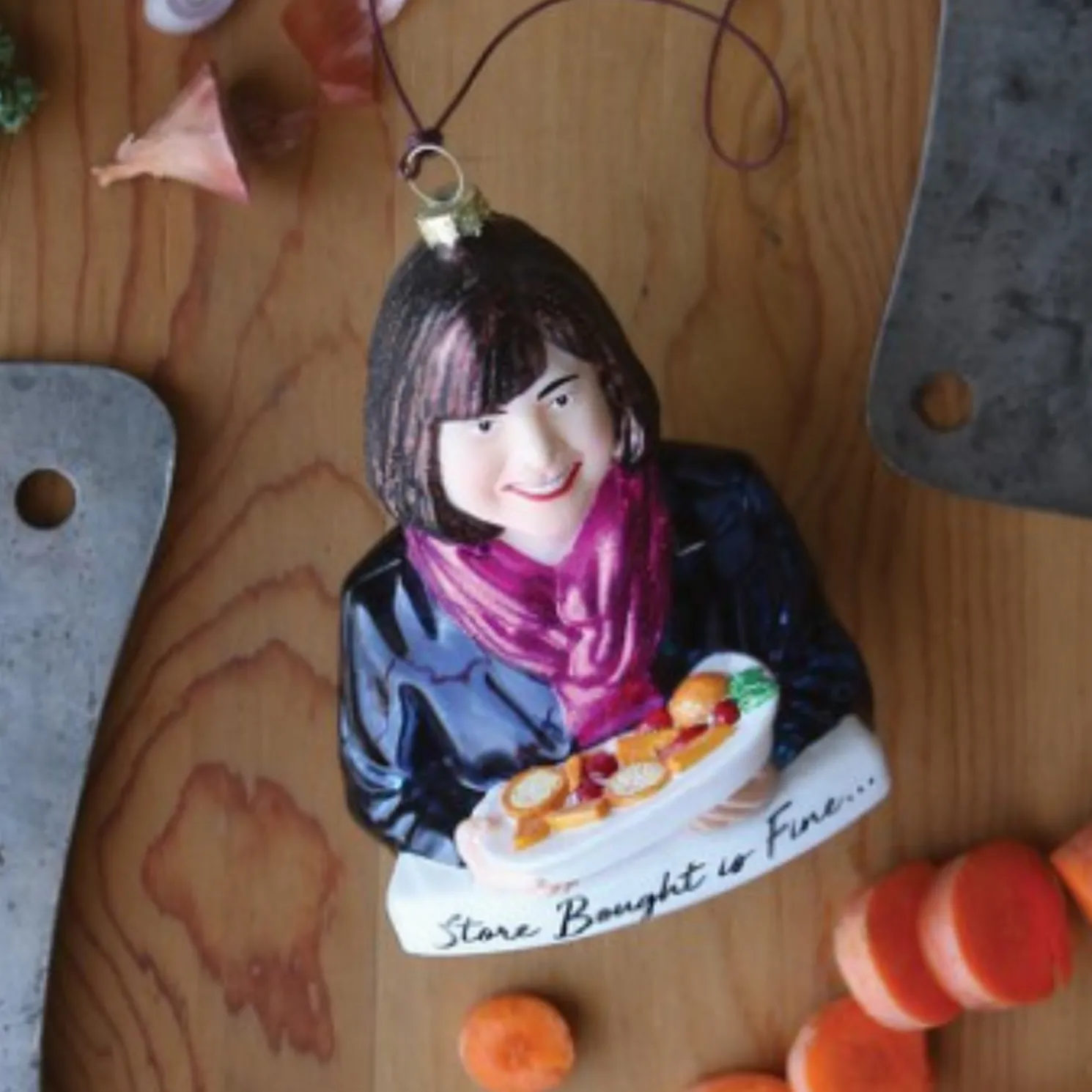 Cody Foster 5" Store Bought Is Fine... Ina Garten Glass Christmas Ornament GO-8339