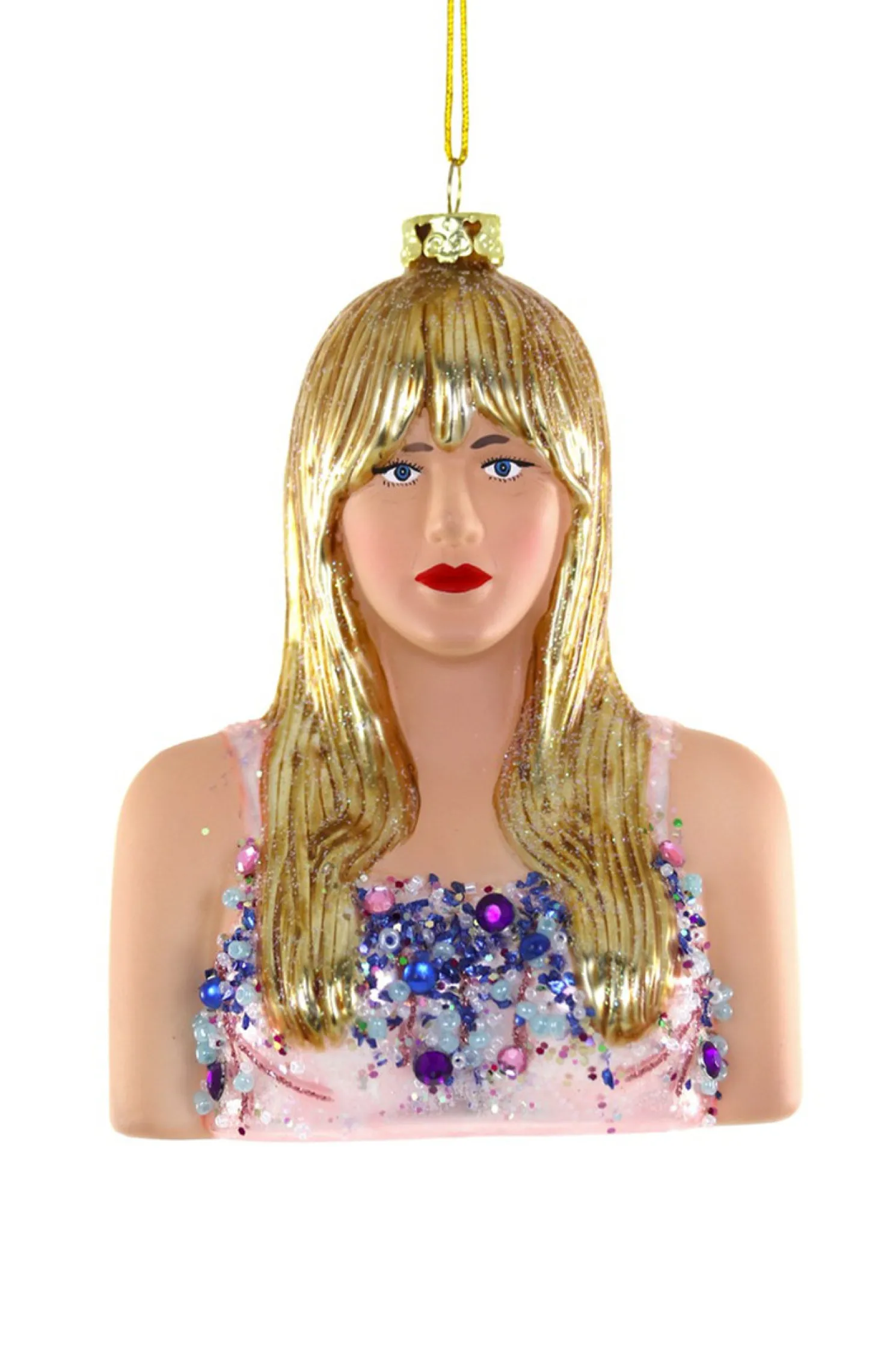 Cody Foster 5" Taylor Swift Glass Christmas Ornament GL-267