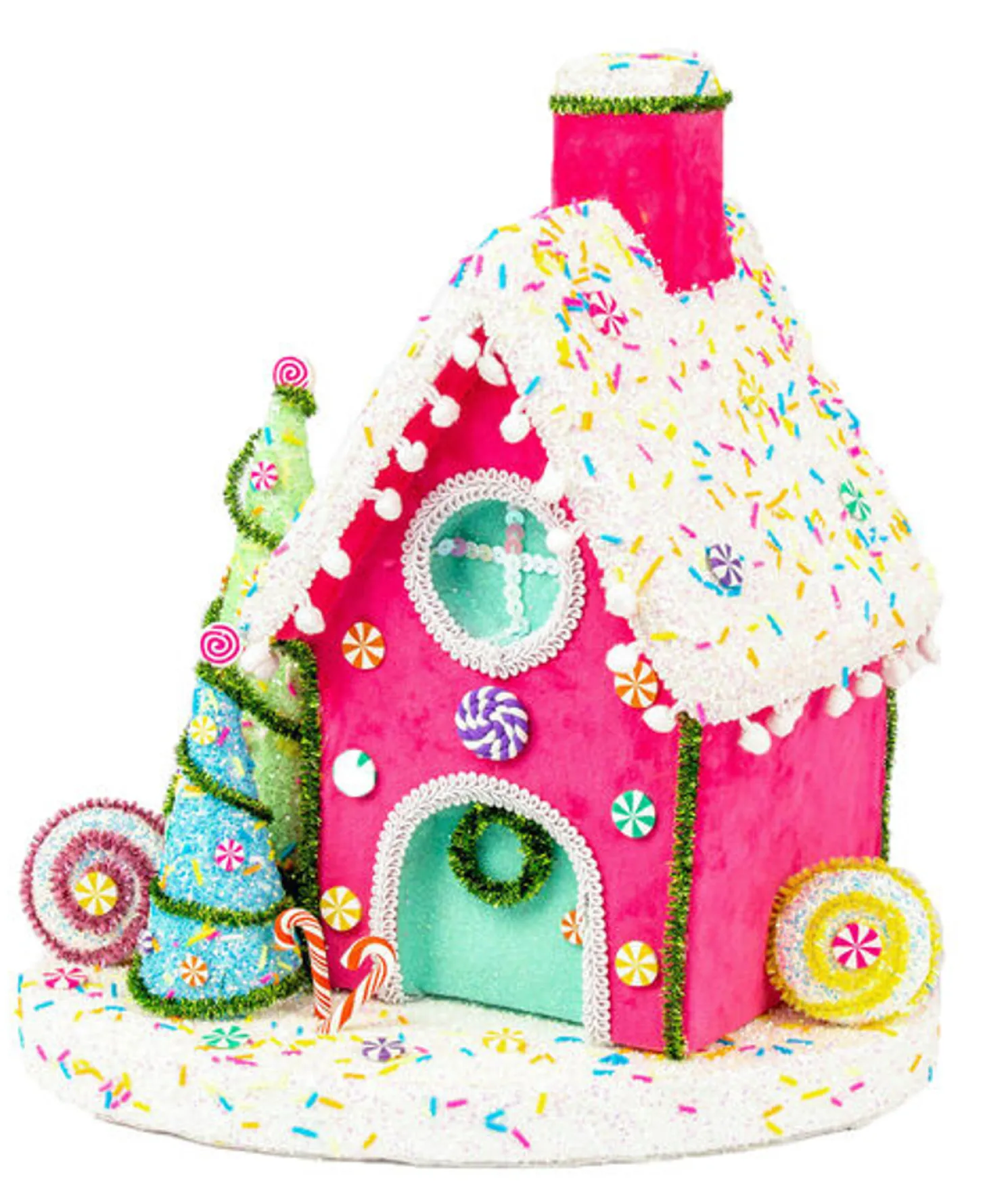 December Diamonds 13" Pink Candy House 08-08709