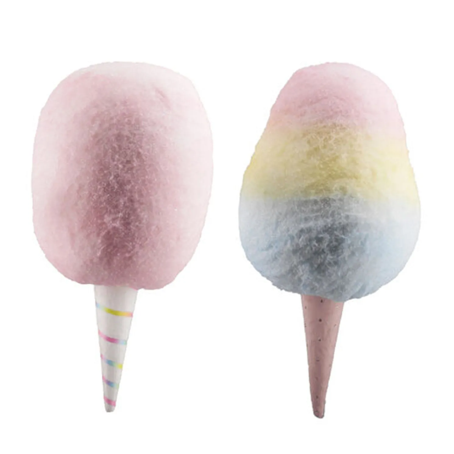 December Diamonds 30" Large Pink or Rainbow Cotton Candy Christmas Decoration