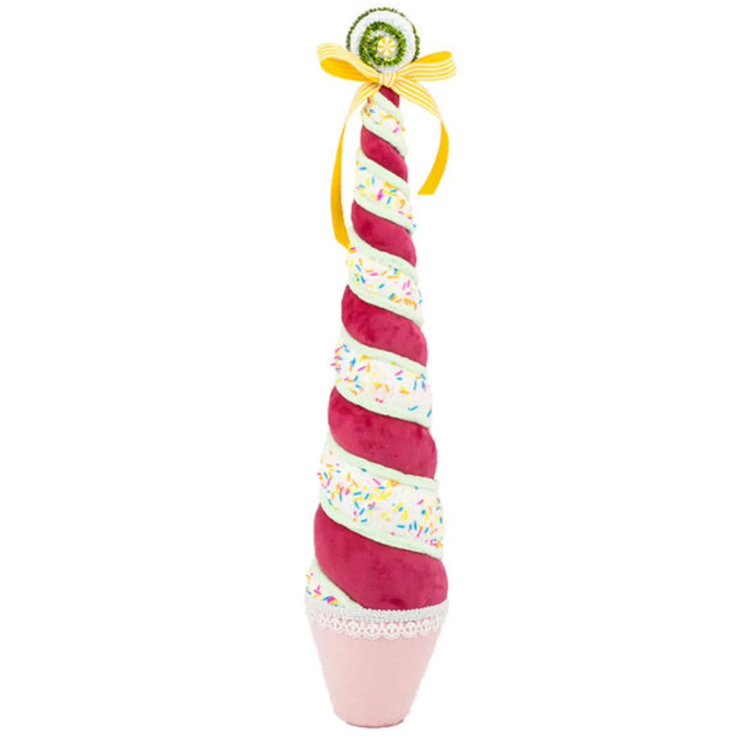 December Diamonds 23" Pink Swirl Candy Tree Christmas Decoration 08-08698