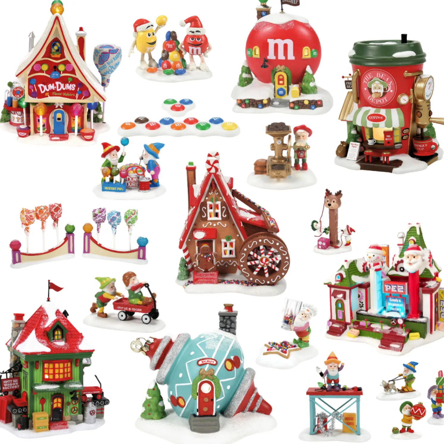 Department 56 2024 The North Pole Village 17 Pc Set