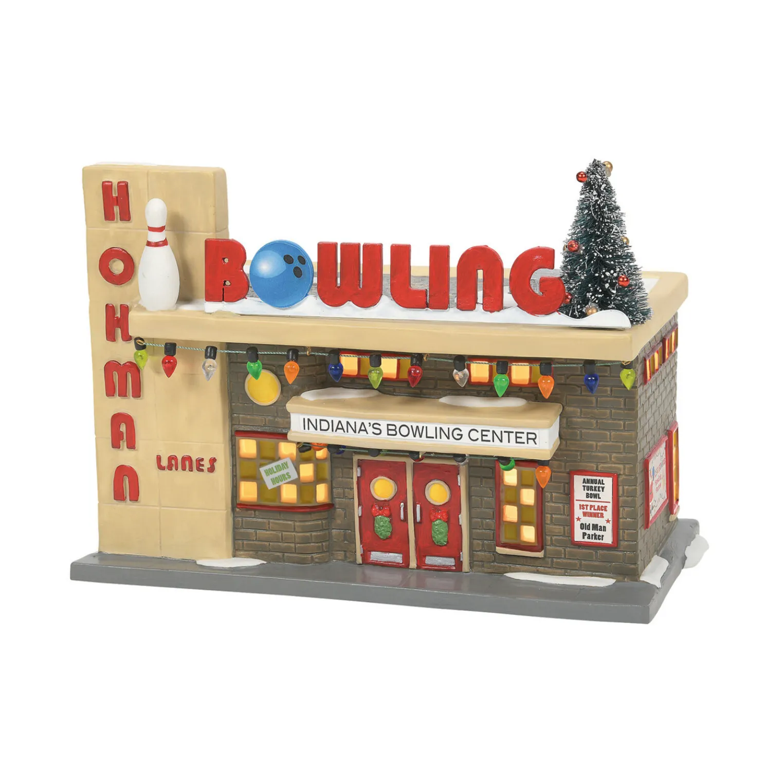 Department 56 A Christmas Story Village Hohman Lanes Bowling 6007724