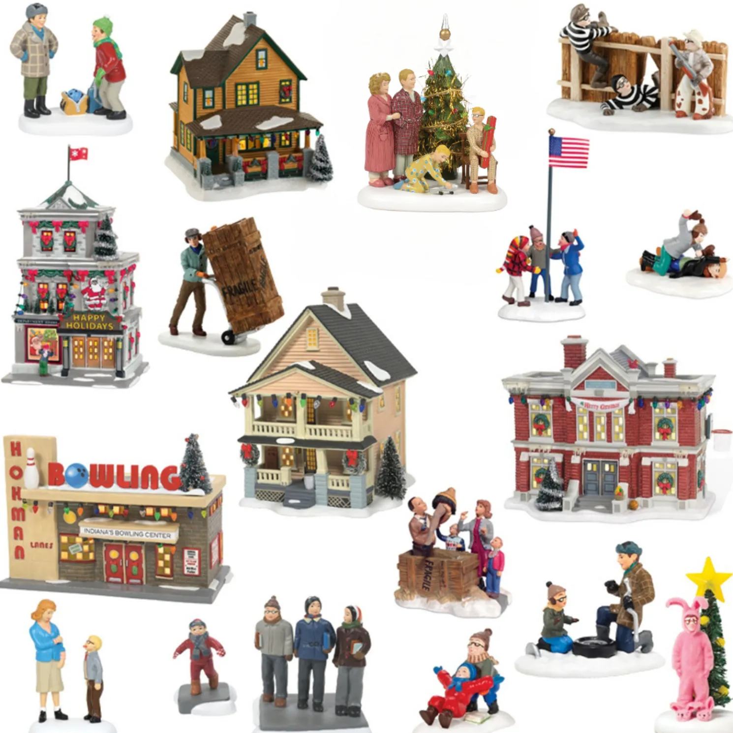 Department 56 A Christmas Story 2025 Full Set 17 Pieces