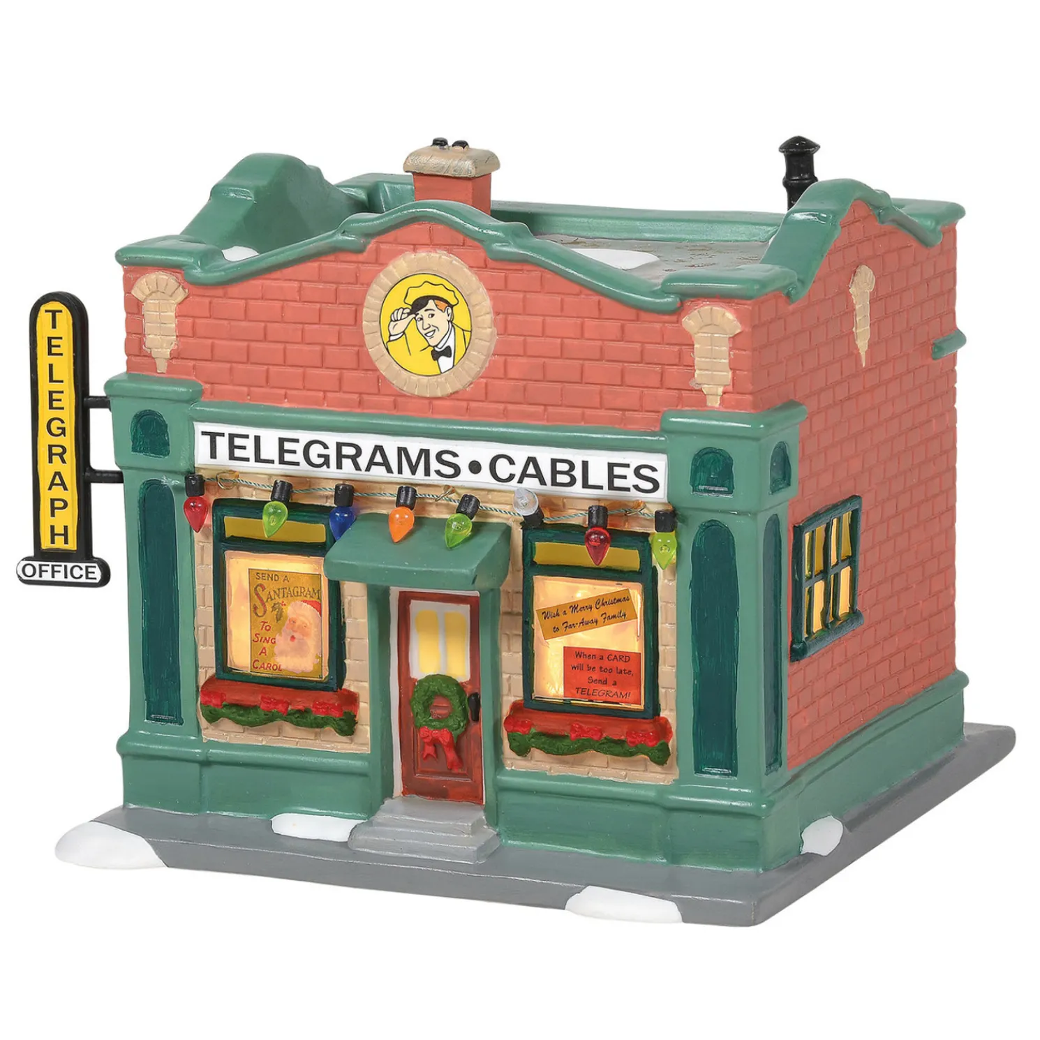 Department 56 A Christmas Story Village Hohman Telegraph Office Building 6005576