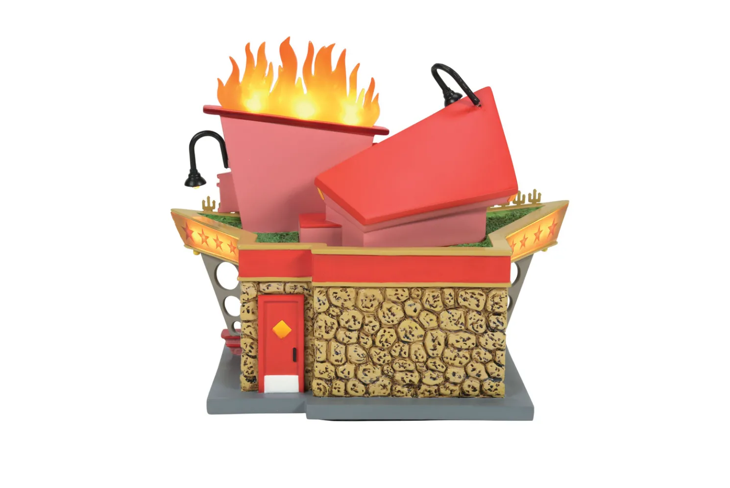 Department 56 Beetlejuice Village Dante's Inferno Lounge Building 6014736