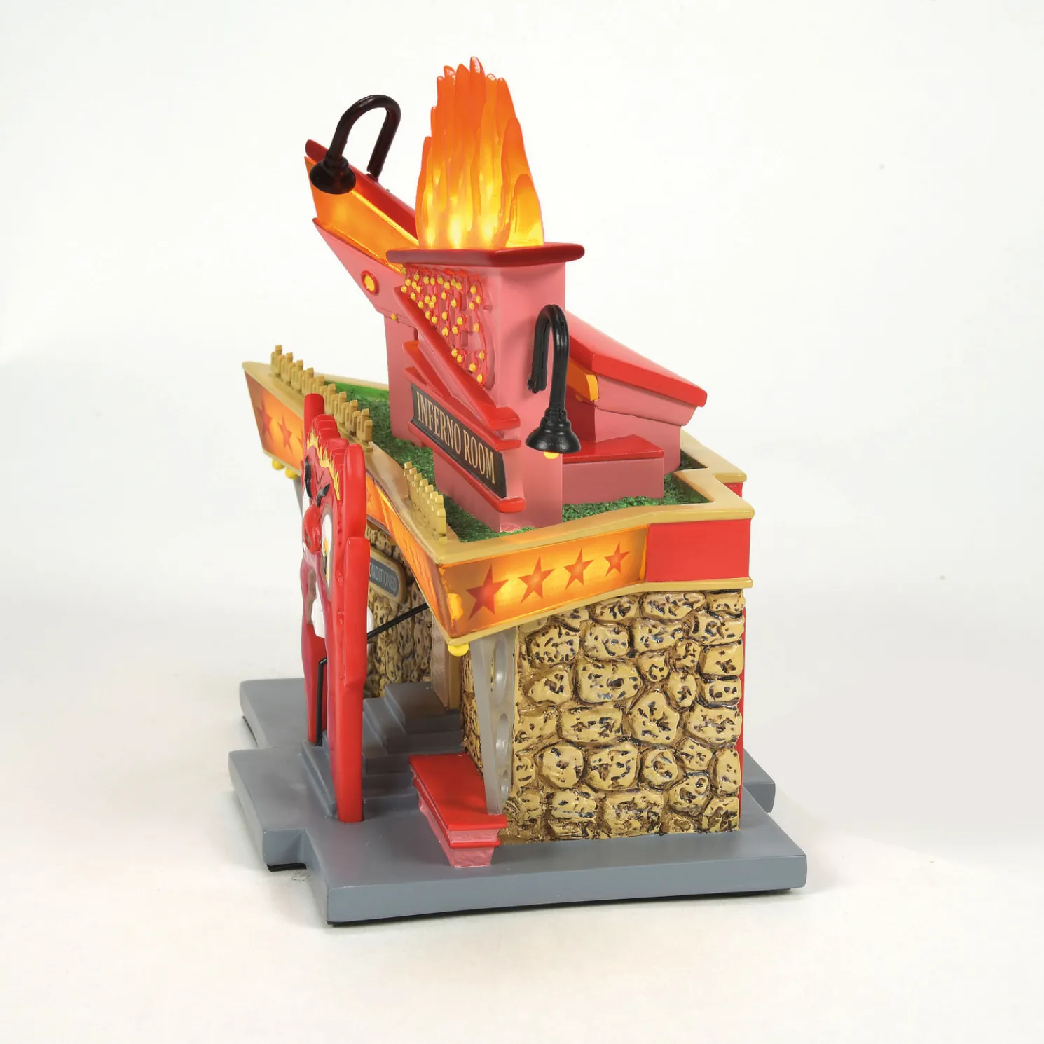 Department 56 Beetlejuice Village Dante's Inferno Lounge Building 6014736