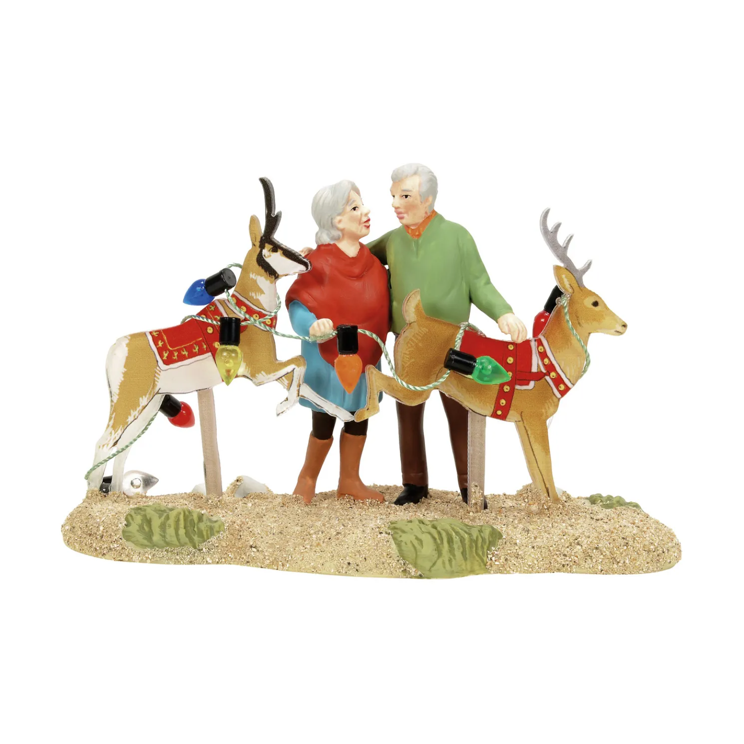 Department 56 Christmas Canyon Village The Deer and The Antelope Play 6014694