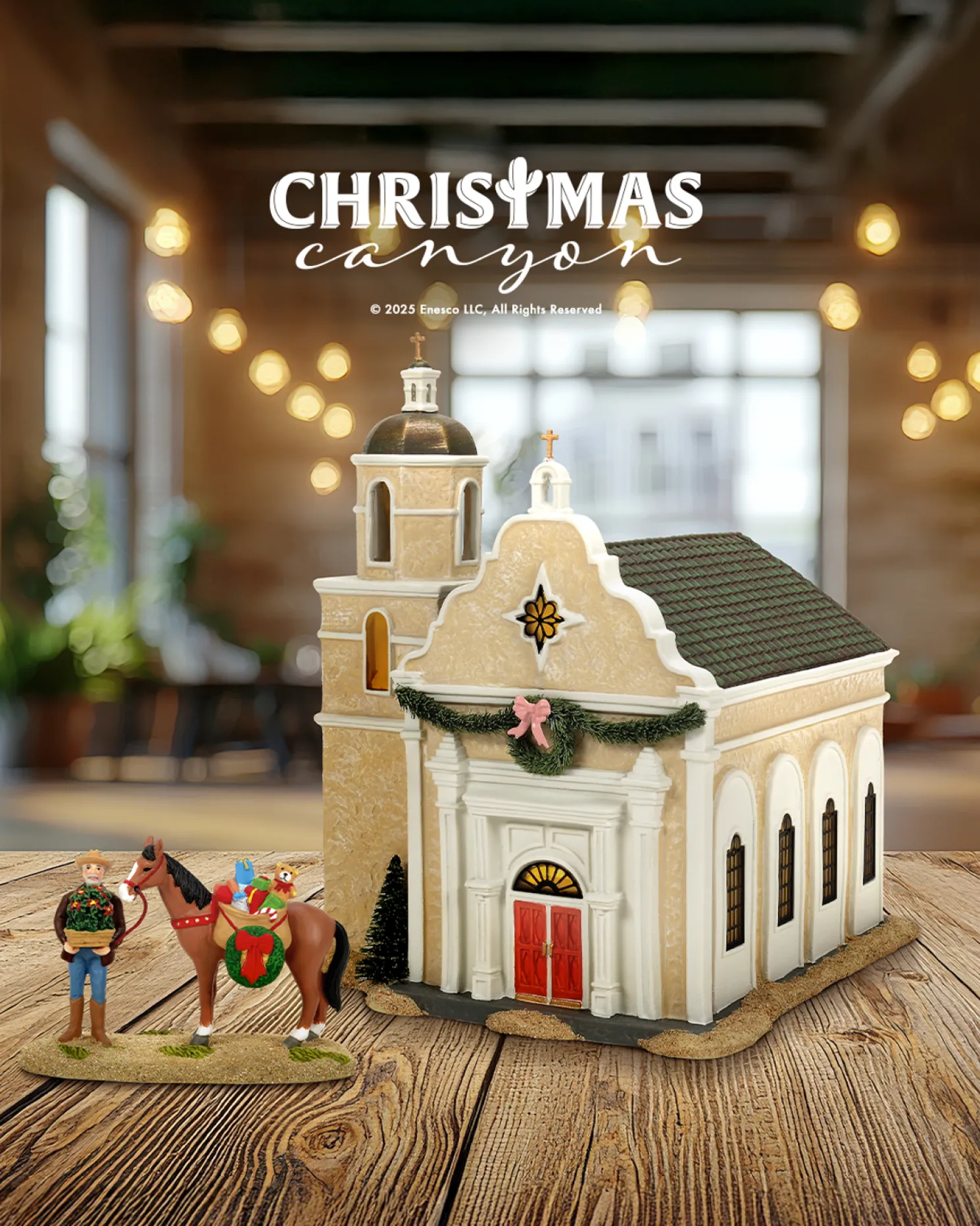 Department 56 Christmas Canyon Village Refreshing Spring Church Building 6014754