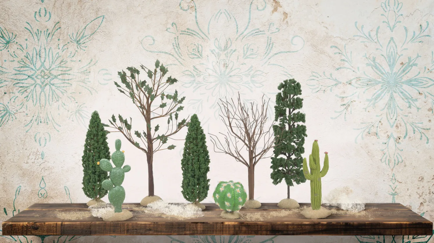 Department 56 Christmas Village Accessory Canyon View Landscape Set 6015676