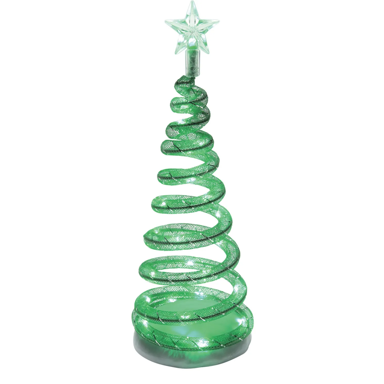 Department 56 Christmas Village Accessory Spiralight LED Tree Green 6014547
