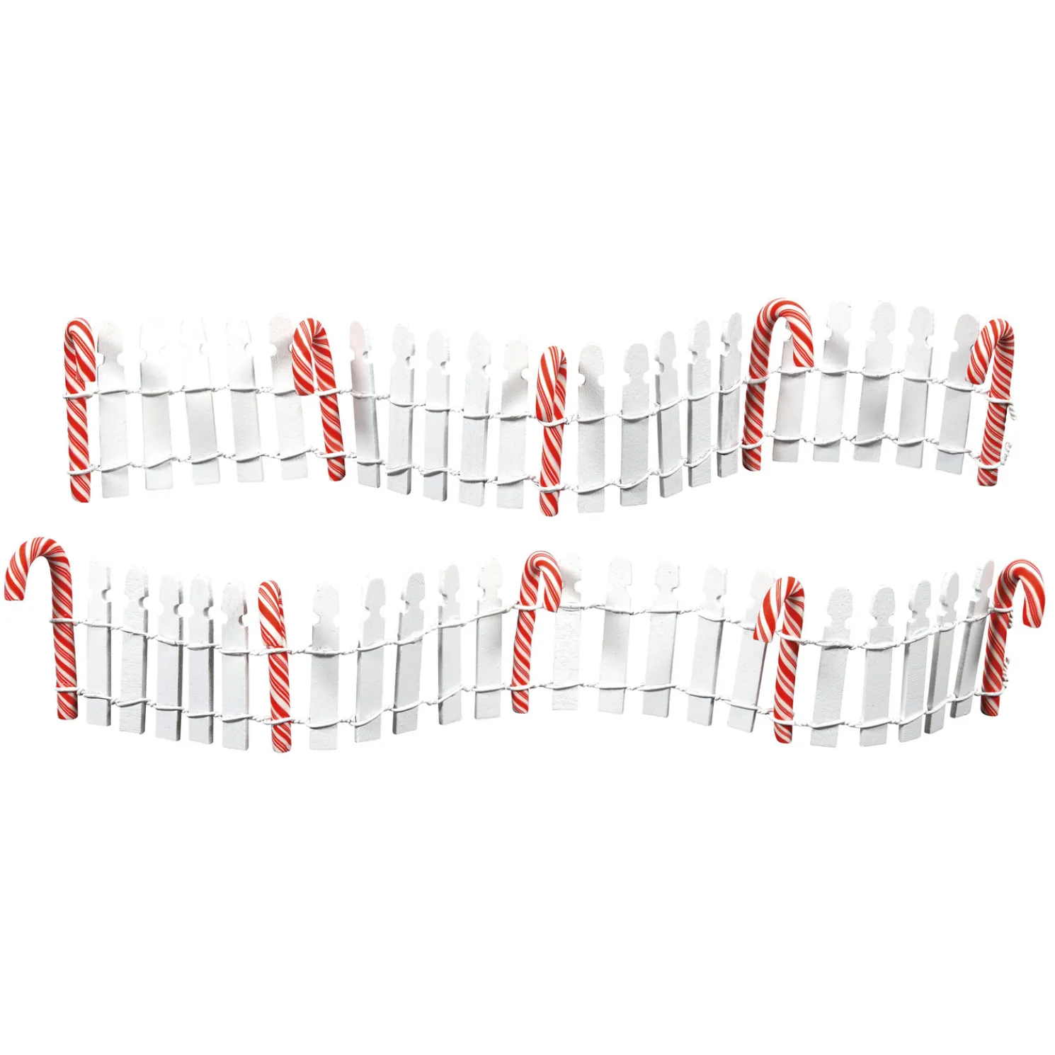 Department 56 Christmas Village Accessory Delicious Candy Cane Fence 6013629