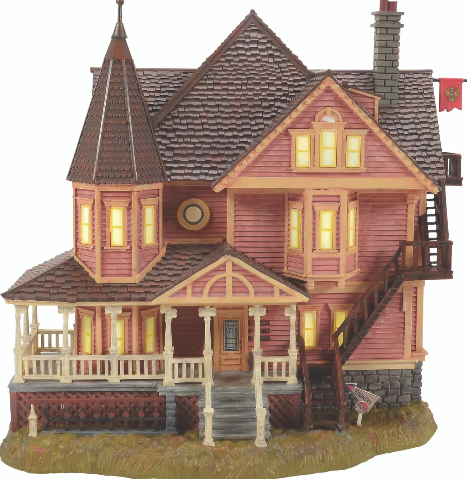 Department 56 Coraline Village The Pink Palace Set of 3 6015607