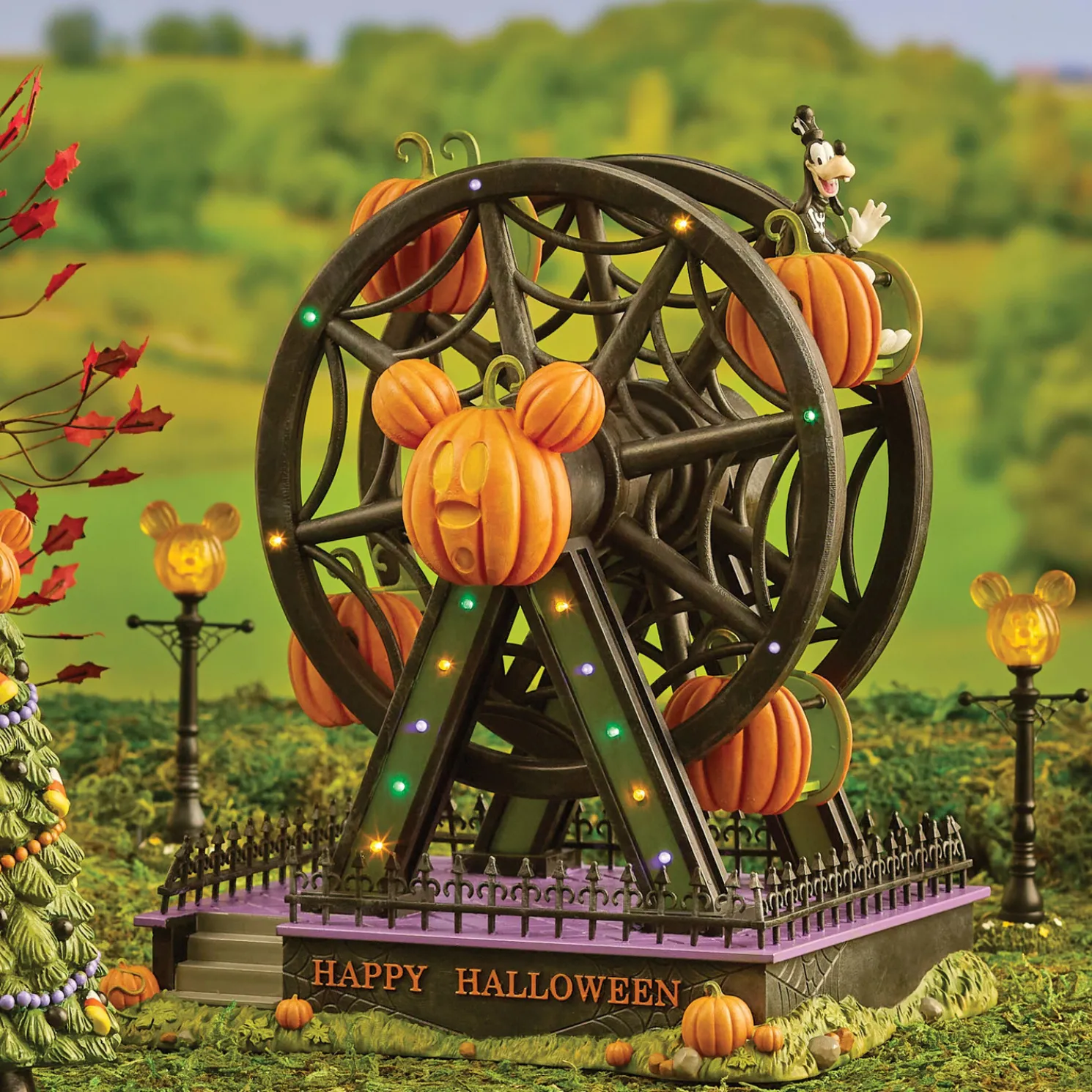 Department 56 Disney Pumpkintown Halloween Village Gawrsh Darn Fun! Ferris Wheel 6015597