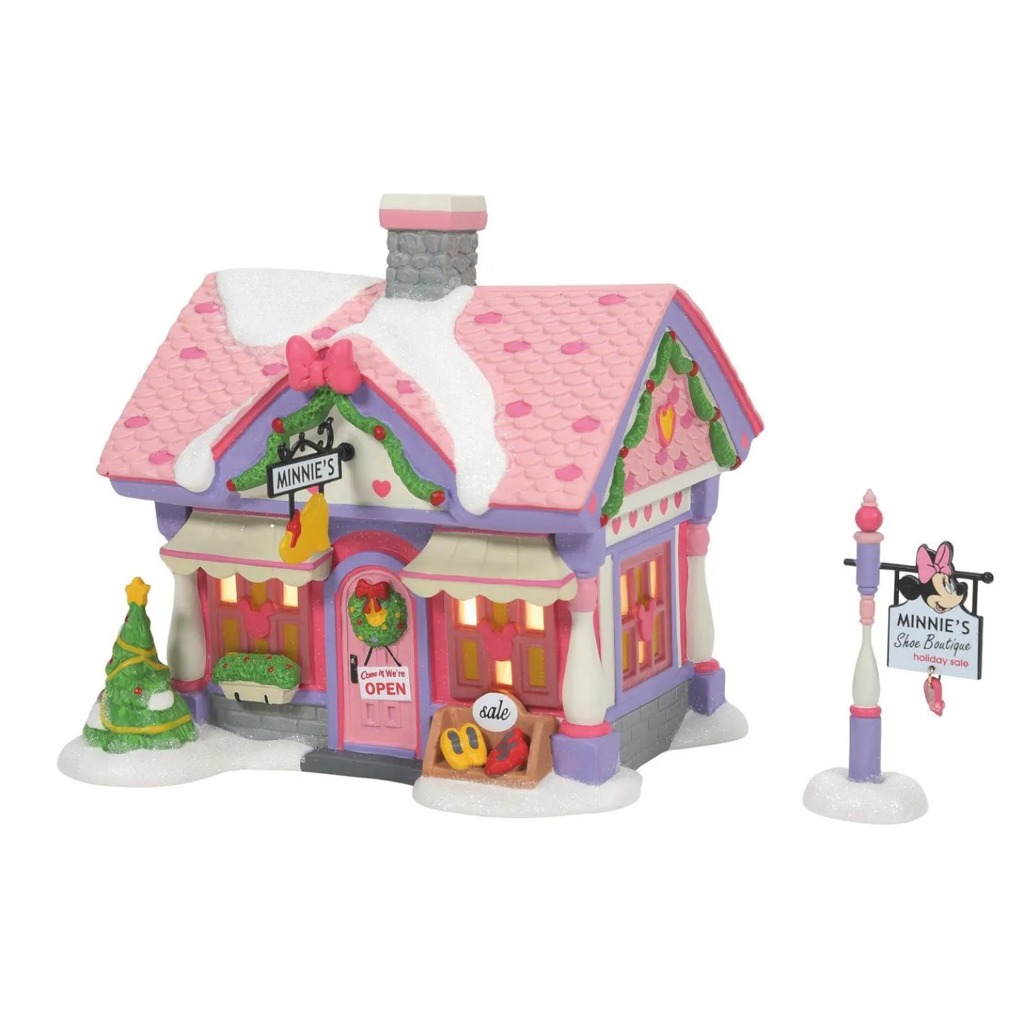 Department 56 Disney Village Minnie's Shoe Boutique Building 6010494